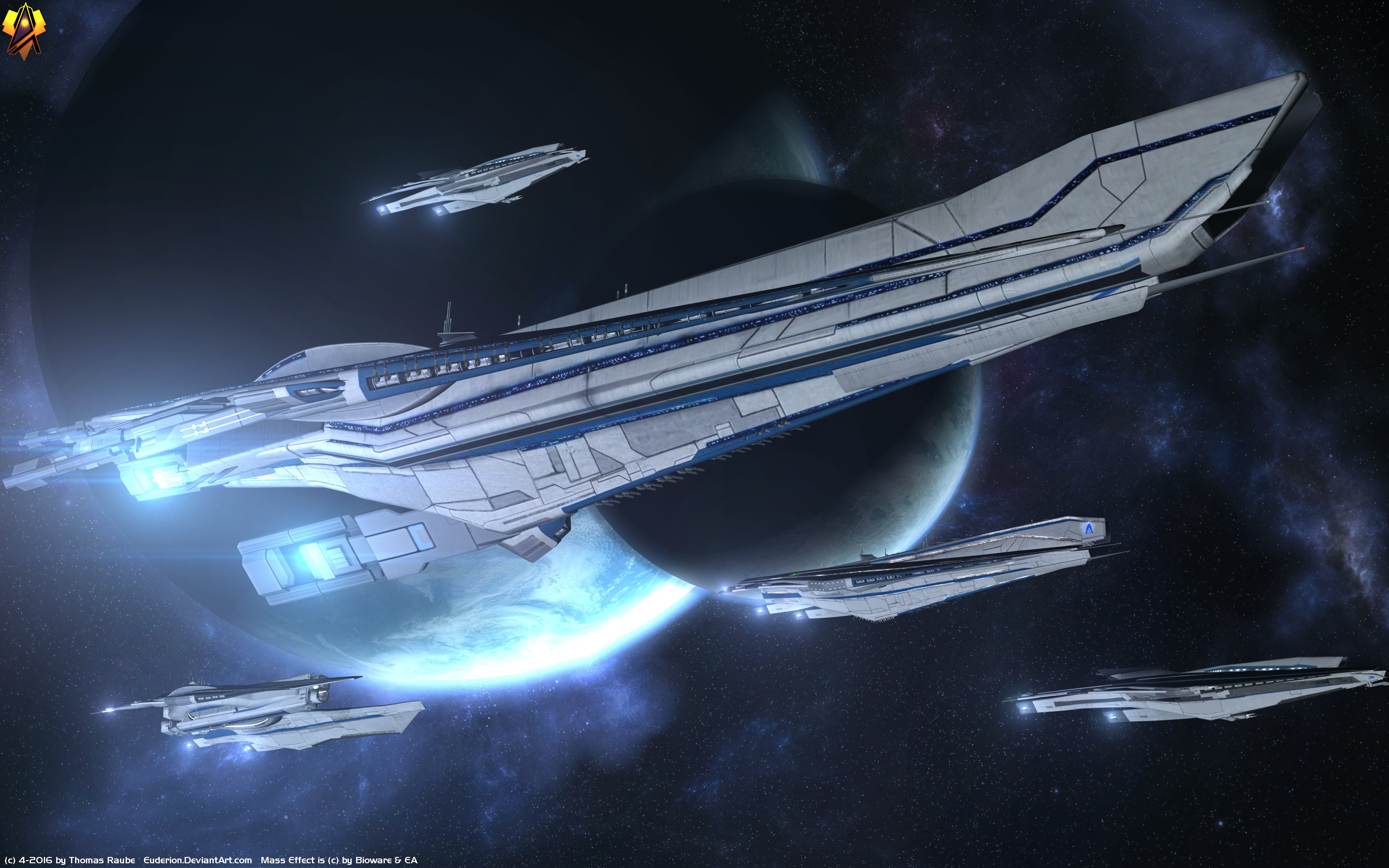 Mass Effect Spaceship Starship Systems Alliance 4400x2750