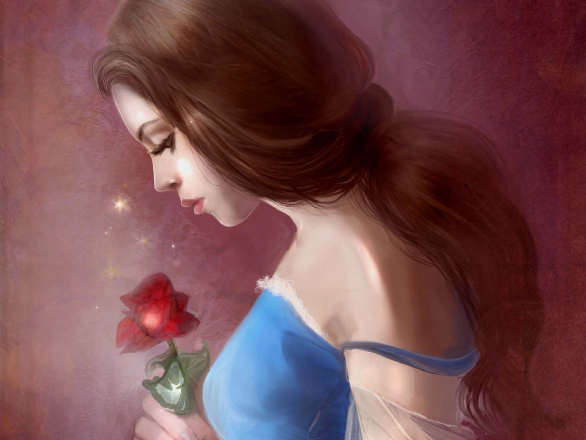 Beauty And The Beast Belle Beauty And The Beast Rose 1920x1440