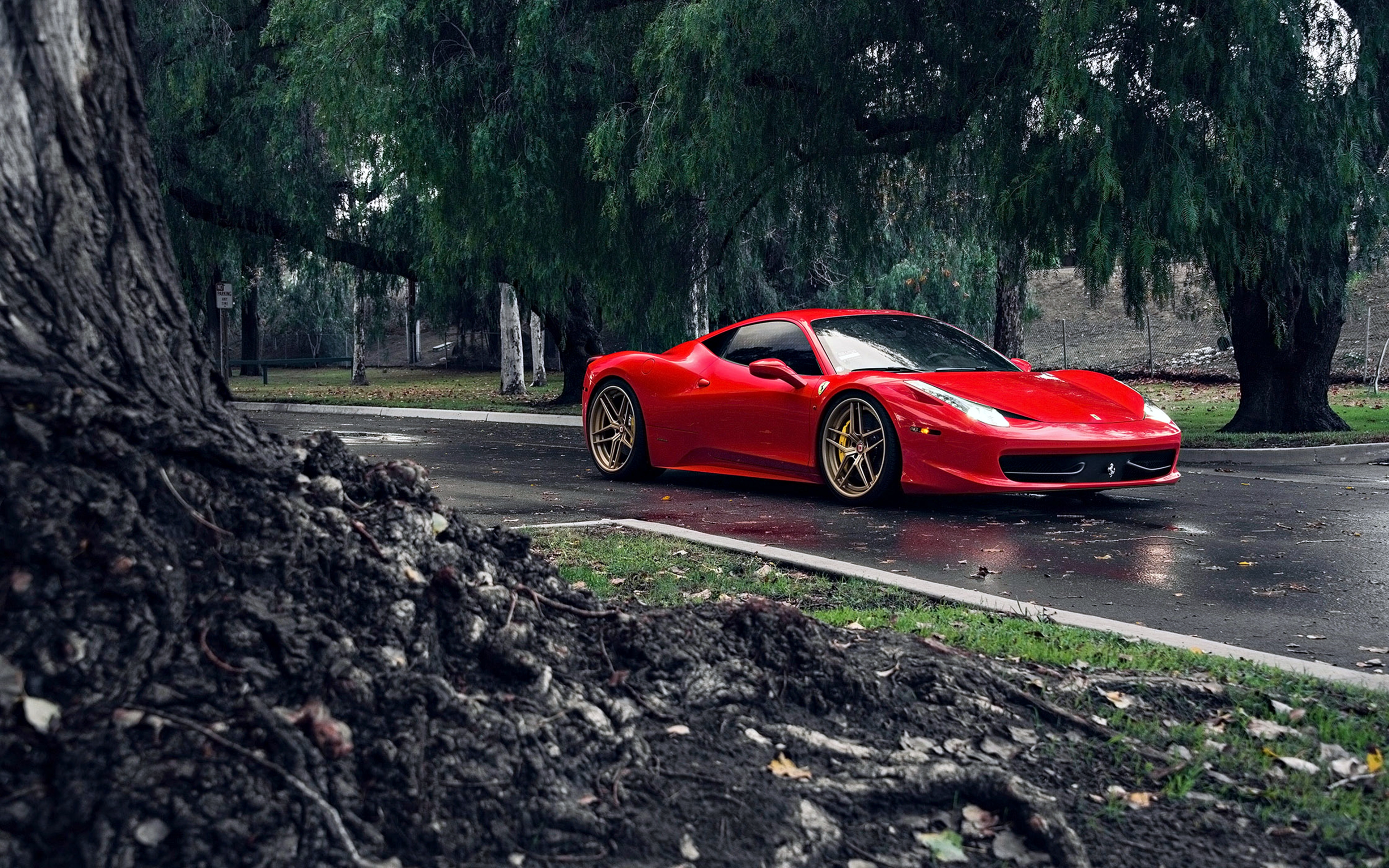 Car Ferrari Ferrari 458 Ferrari 458 Italia Red Car Sport Car Supercar 3840x2400