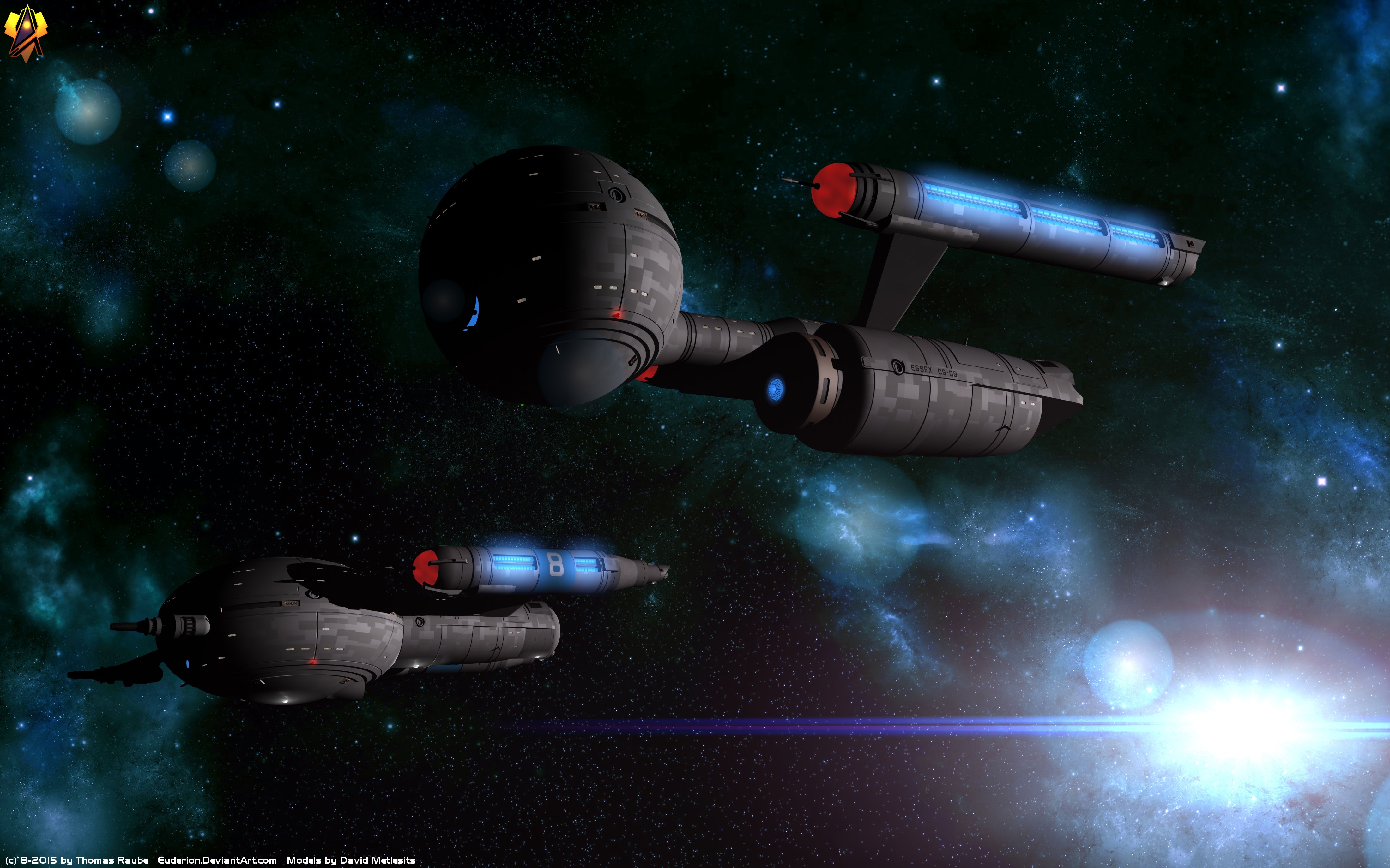 Romulan War Star Trek Starship 4400x2750