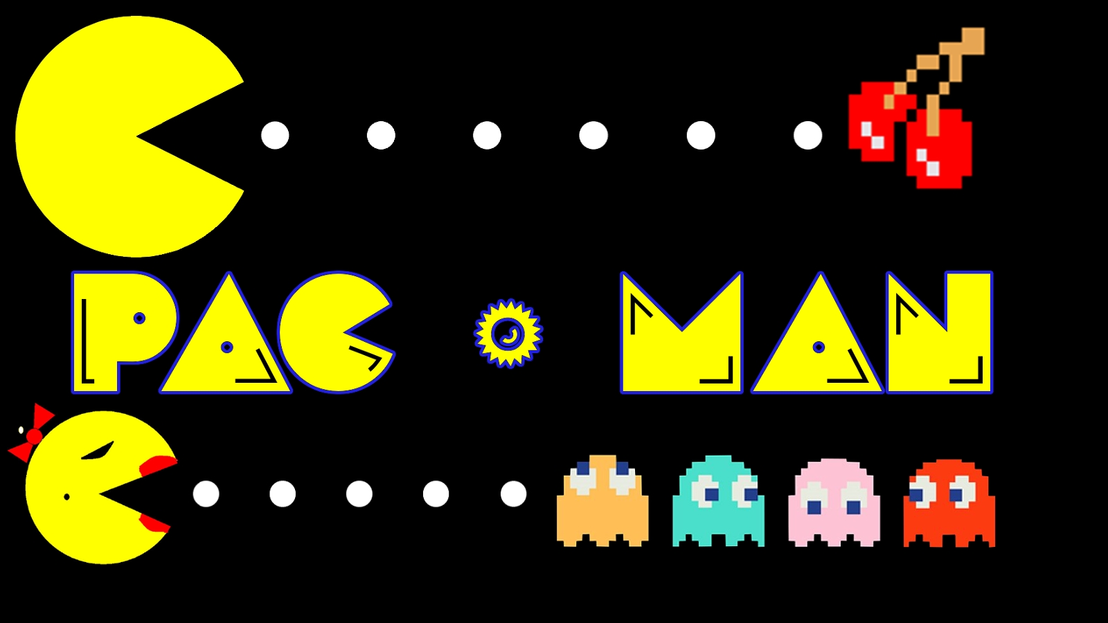 Video Game Pac Man 1600x900