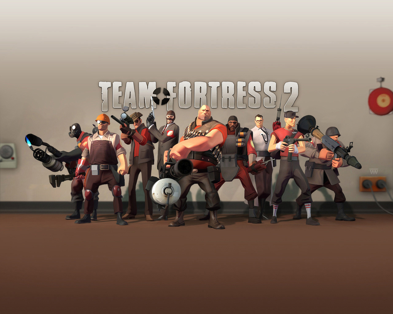 Engineer Team Fortress Heavy Team Fortress Medic Team Fortress Pyro Team Fortress Scout Team Fortres 1280x1024