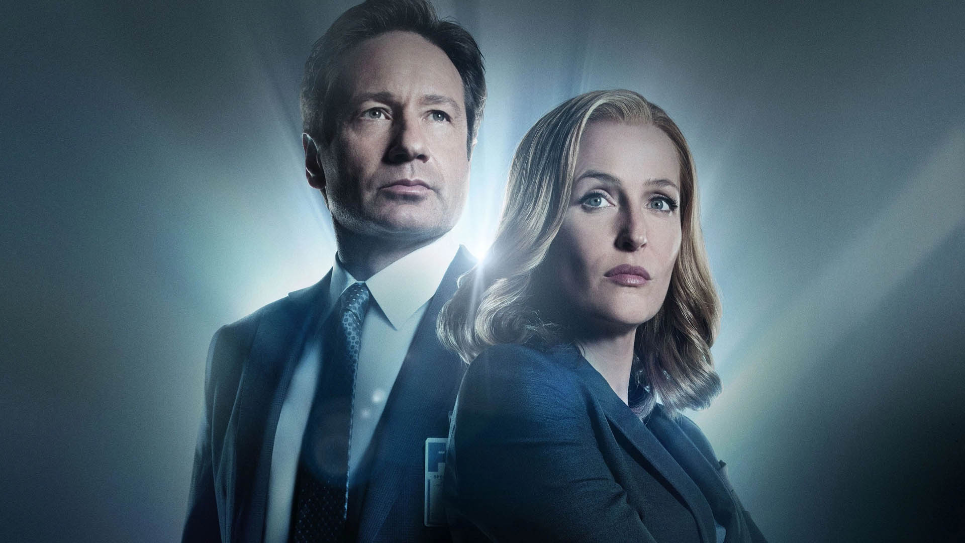 Dana Scully David Duchovny Fox Mulder Gillian Anderson 1920x1080