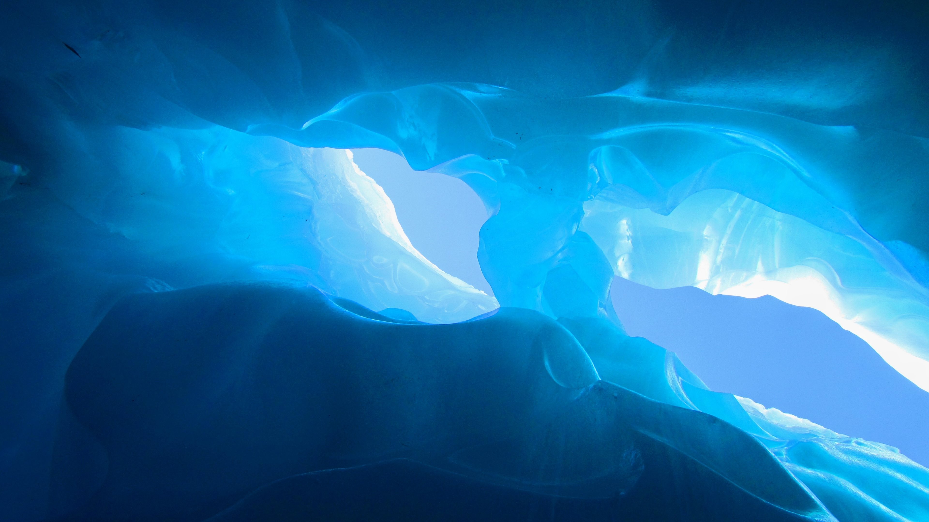 Earth Ice Cave 3840x2160