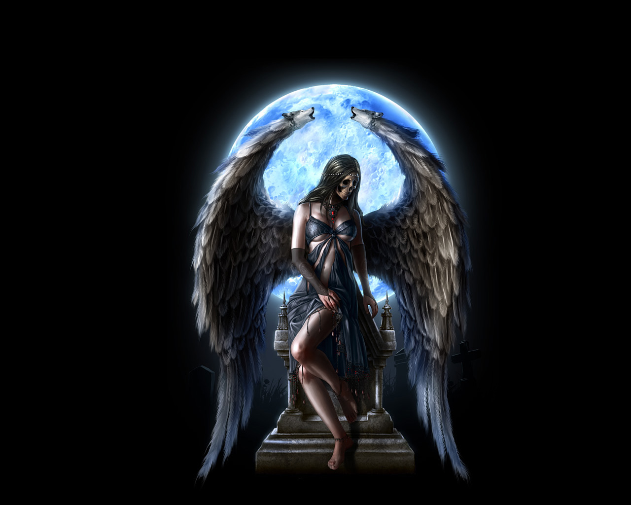 Angel Death Demon 1280x1024