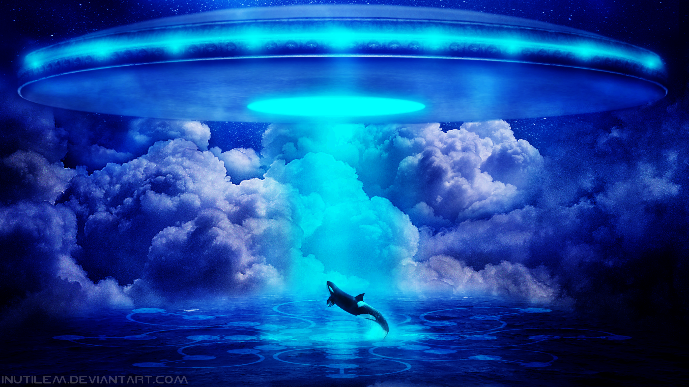 Abduction Alien Extraterrestrial Killer Whale Orca Ufo 2732x1536