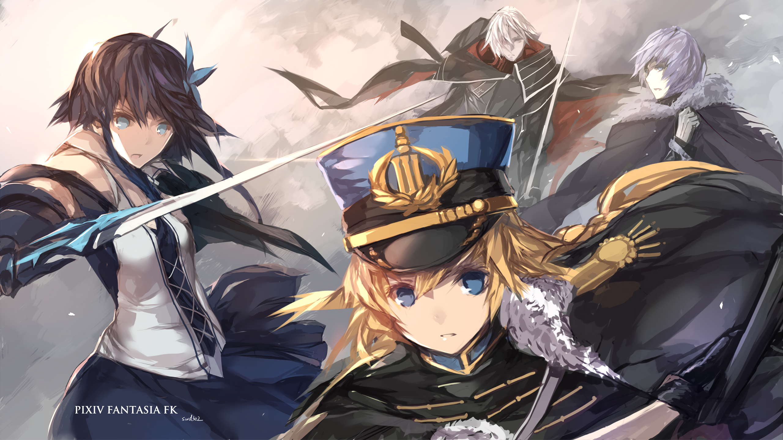 Anime Pixiv Fantasia Fallen Kings 2560x1440