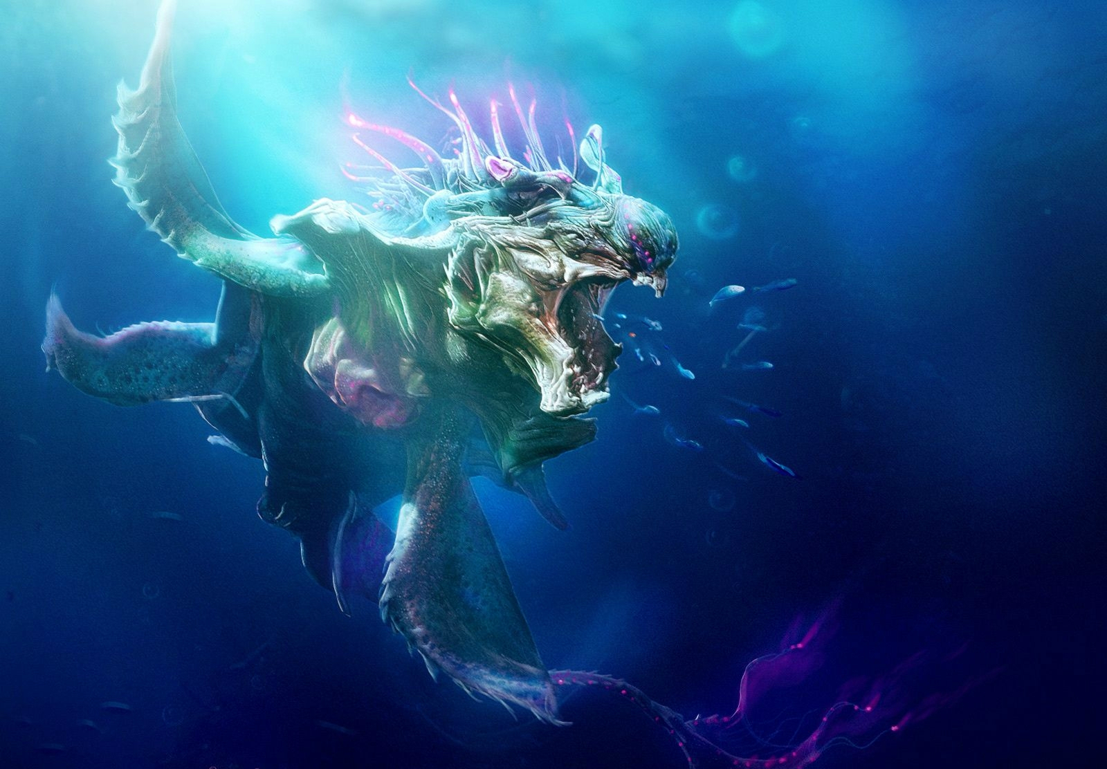 Fantasy Sea Monster 1600x1112