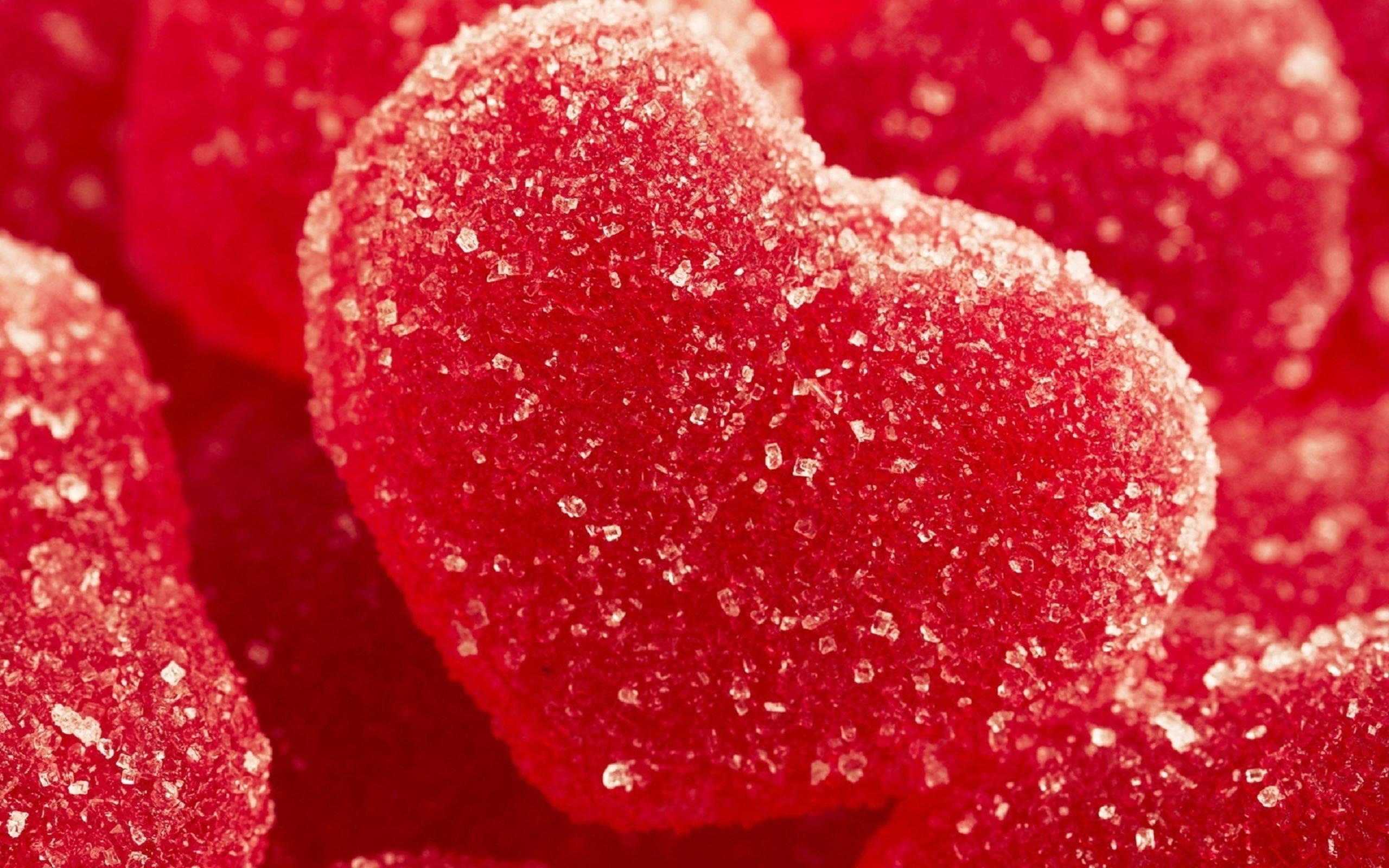 Candy Food Red Sugar 2560x1600