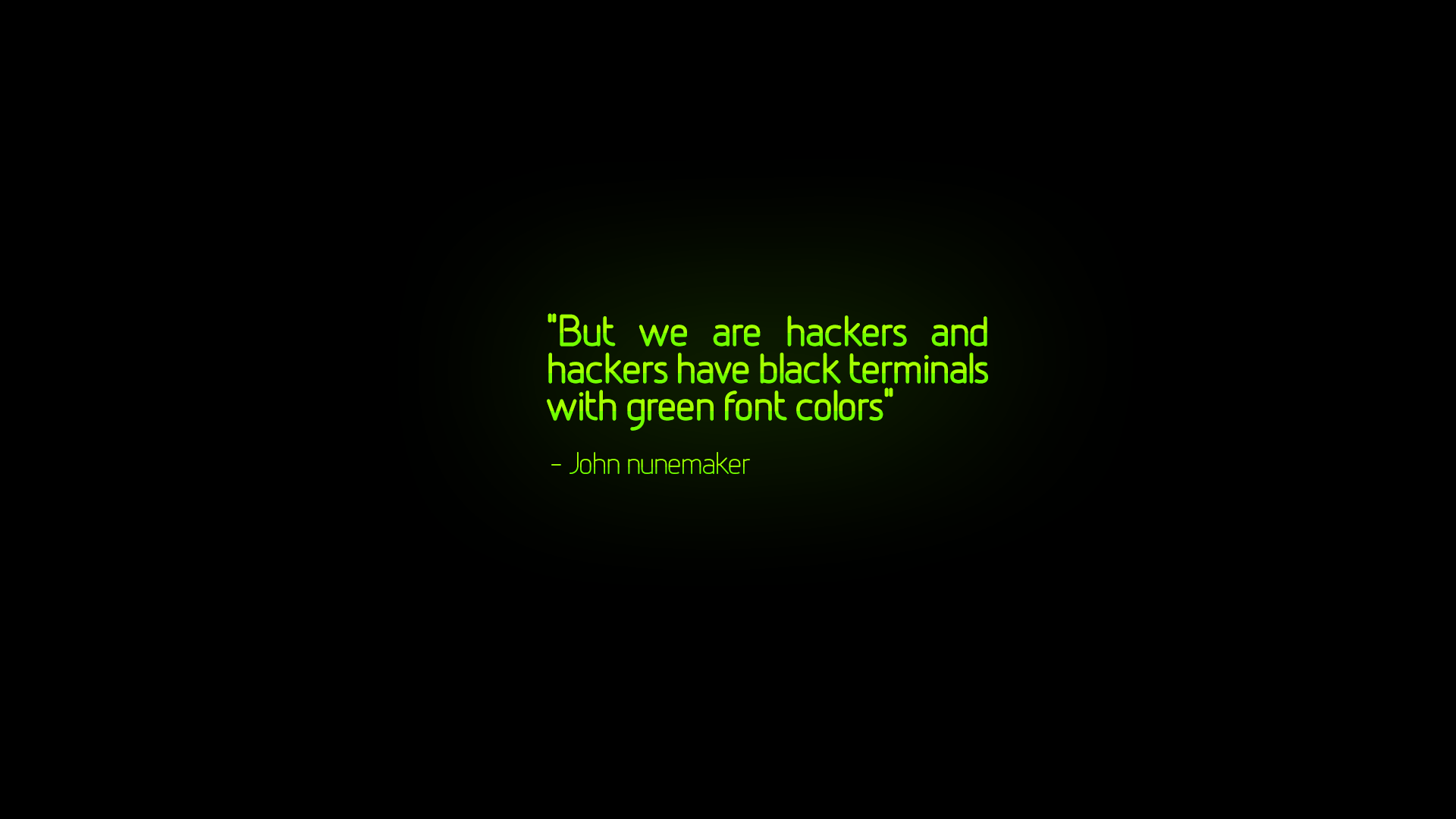 Black Hacker John Nunemaker Terminals 1920x1080