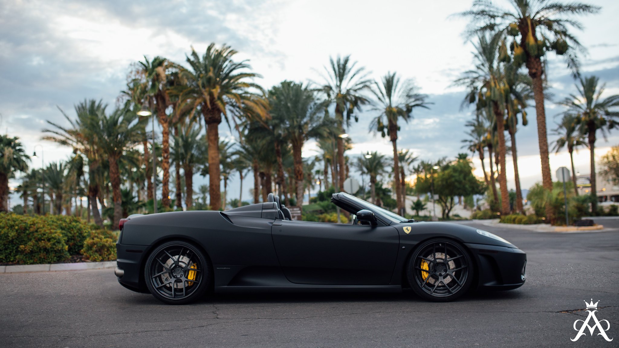 Black Car Ferrari Ferrari F430 2048x1152