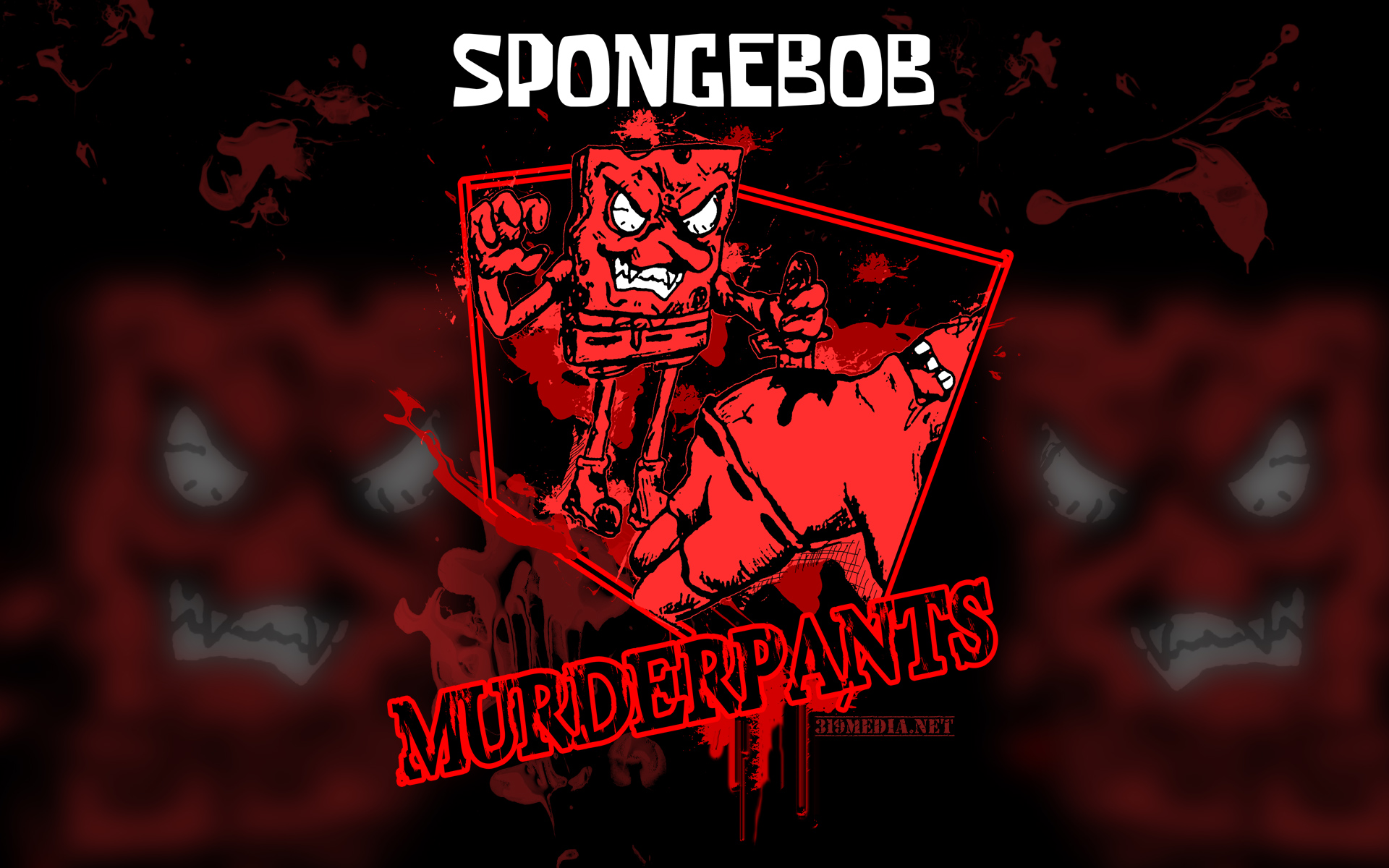 Dark Halloween Parody Spongebob Squarepants 1920x1200
