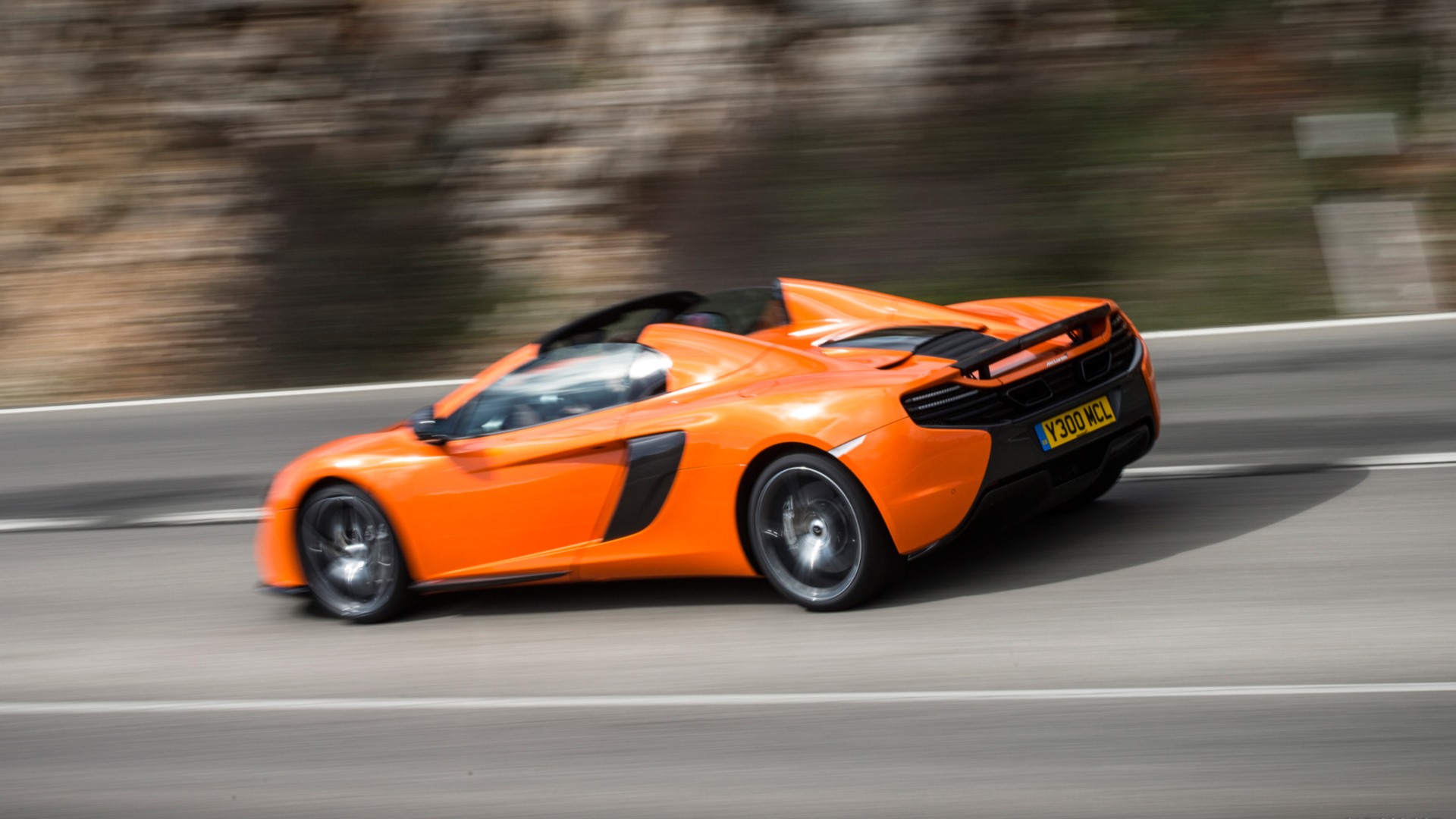 Car Mclaren Mclaren 650s Mclaren 650s Spider Orange Car Supercar Vehicle 1920x1080