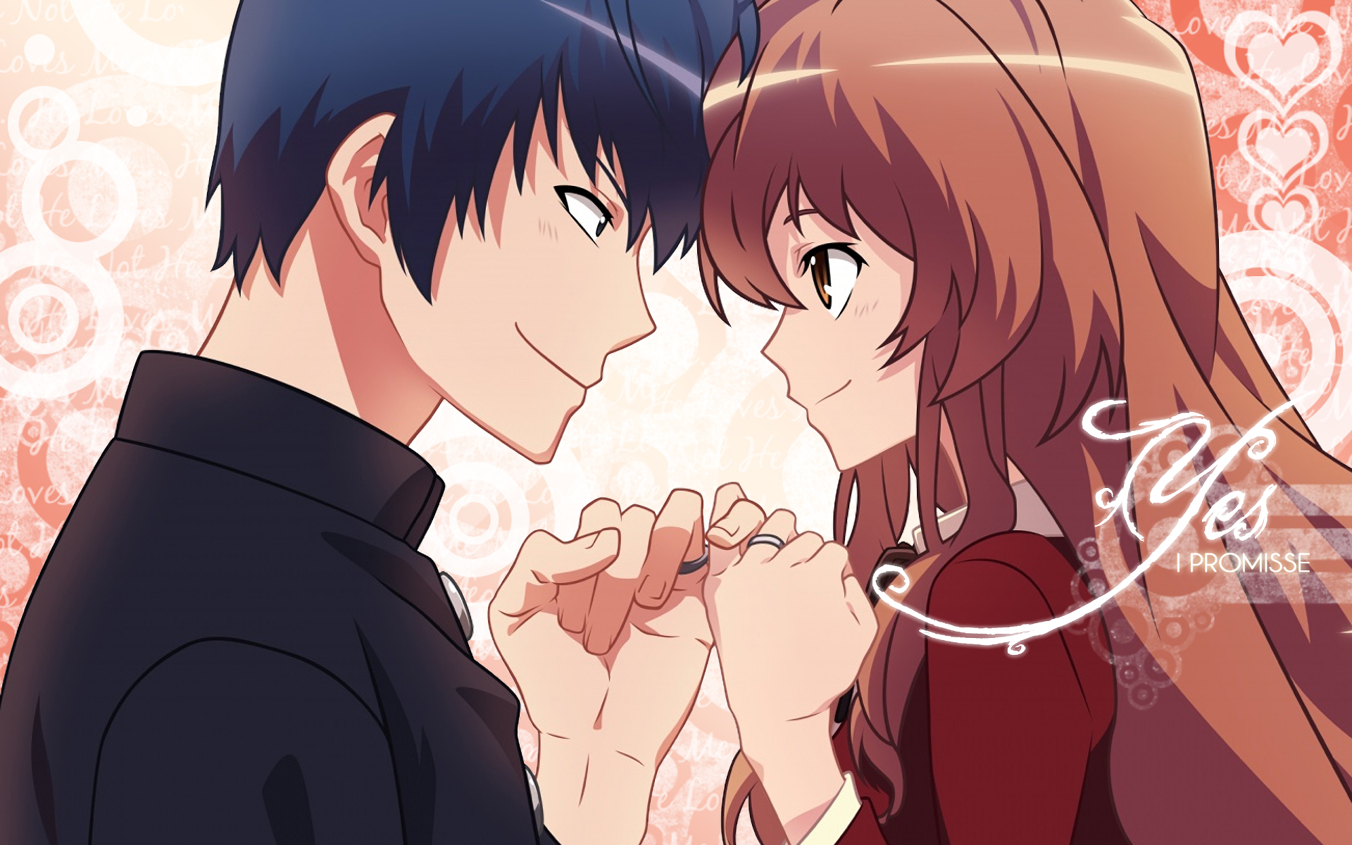 Ryuuji Takasu Taiga Aisaka Toradora 1920x1200