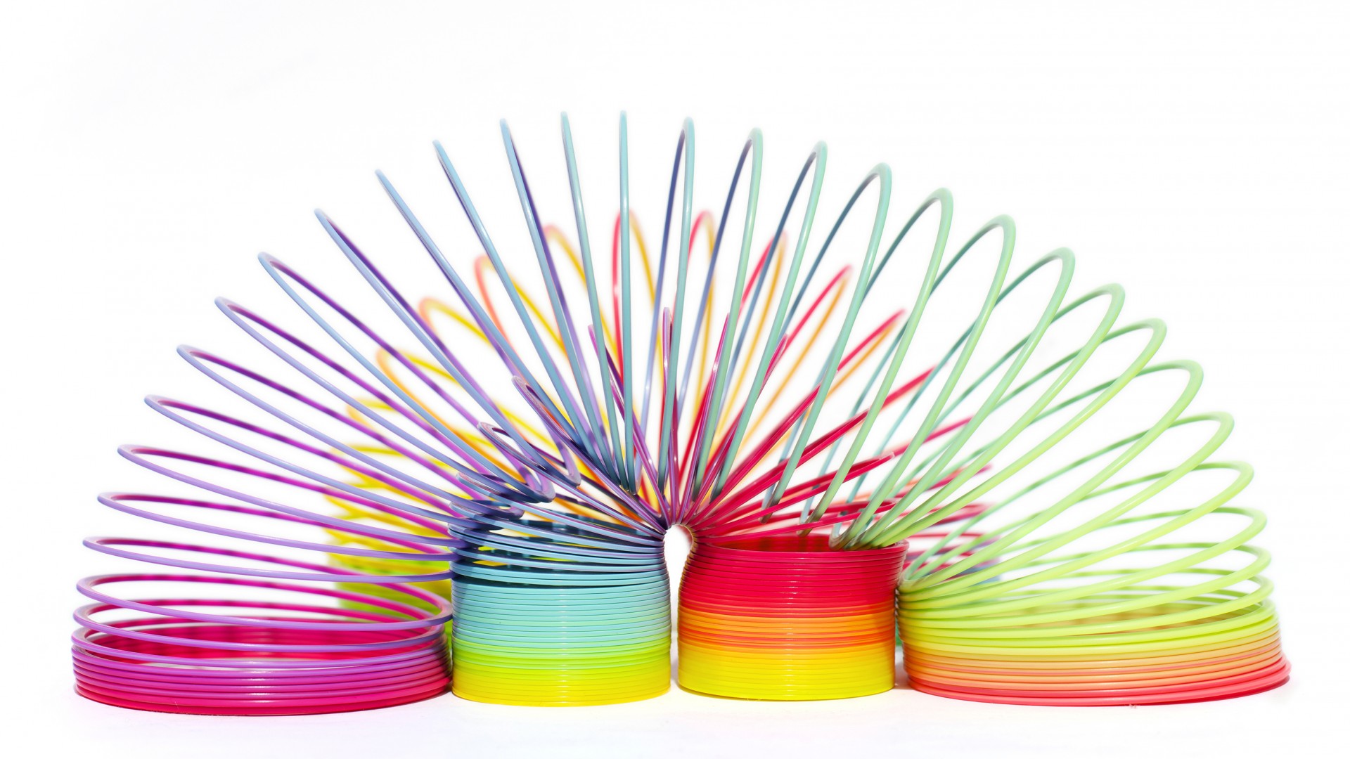 Colorful Slinky 1920x1080