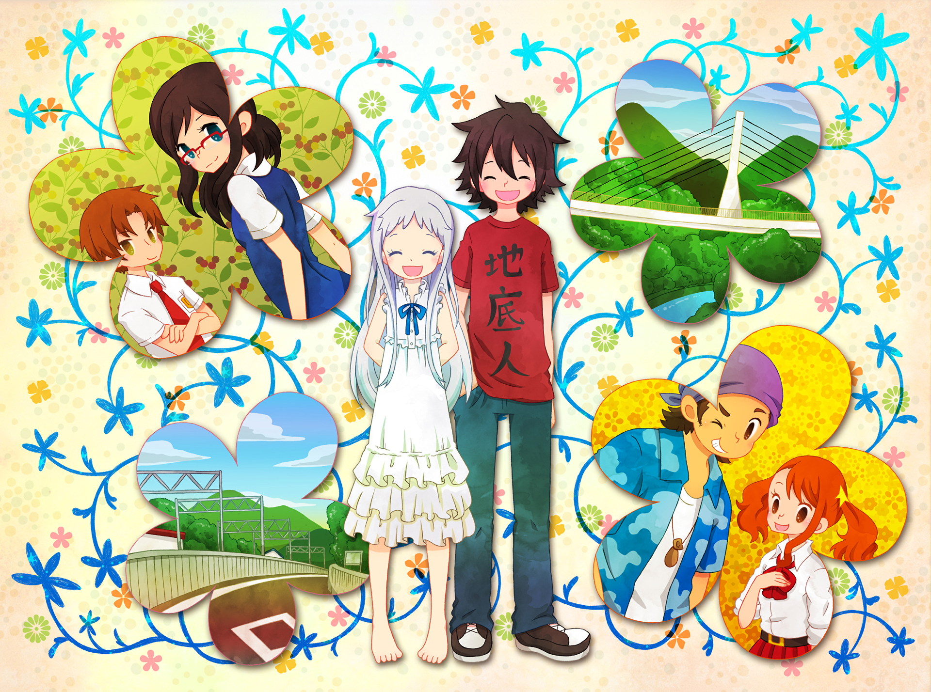 Anime Anohana 1920x1428