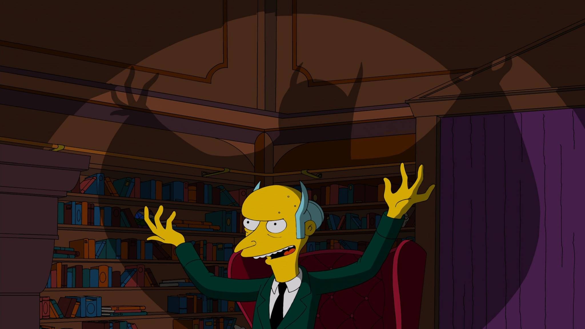 Montgomery Burns The Simpsons 2048x1152