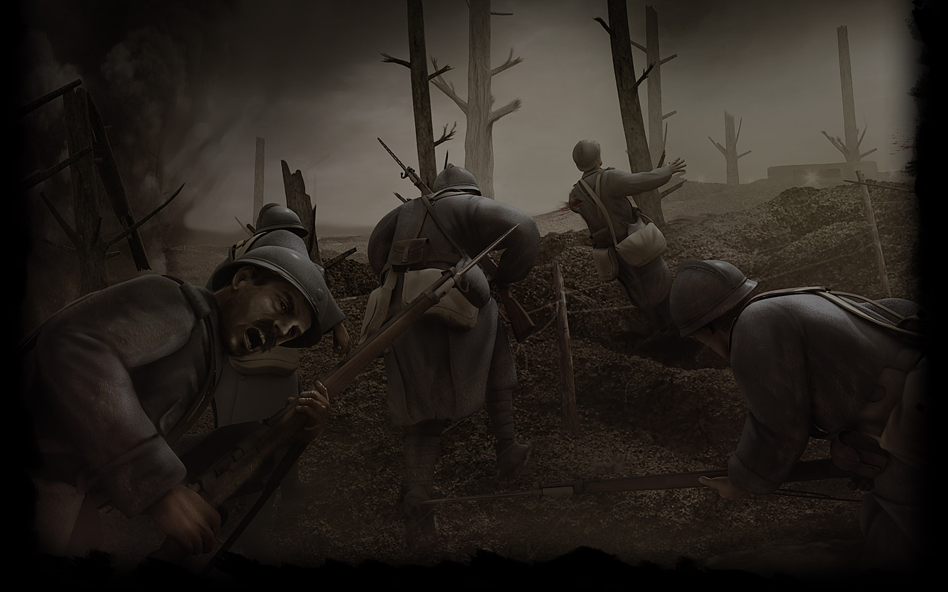 Video Game Verdun 1920x1200