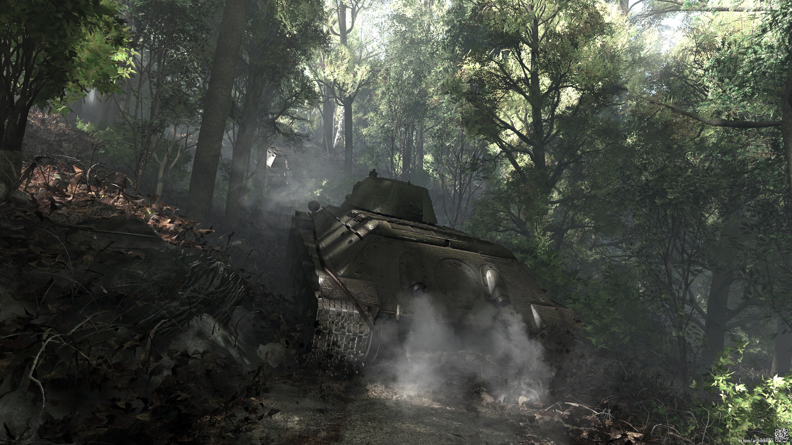 T 34 Tank War Thunder 2560x1440