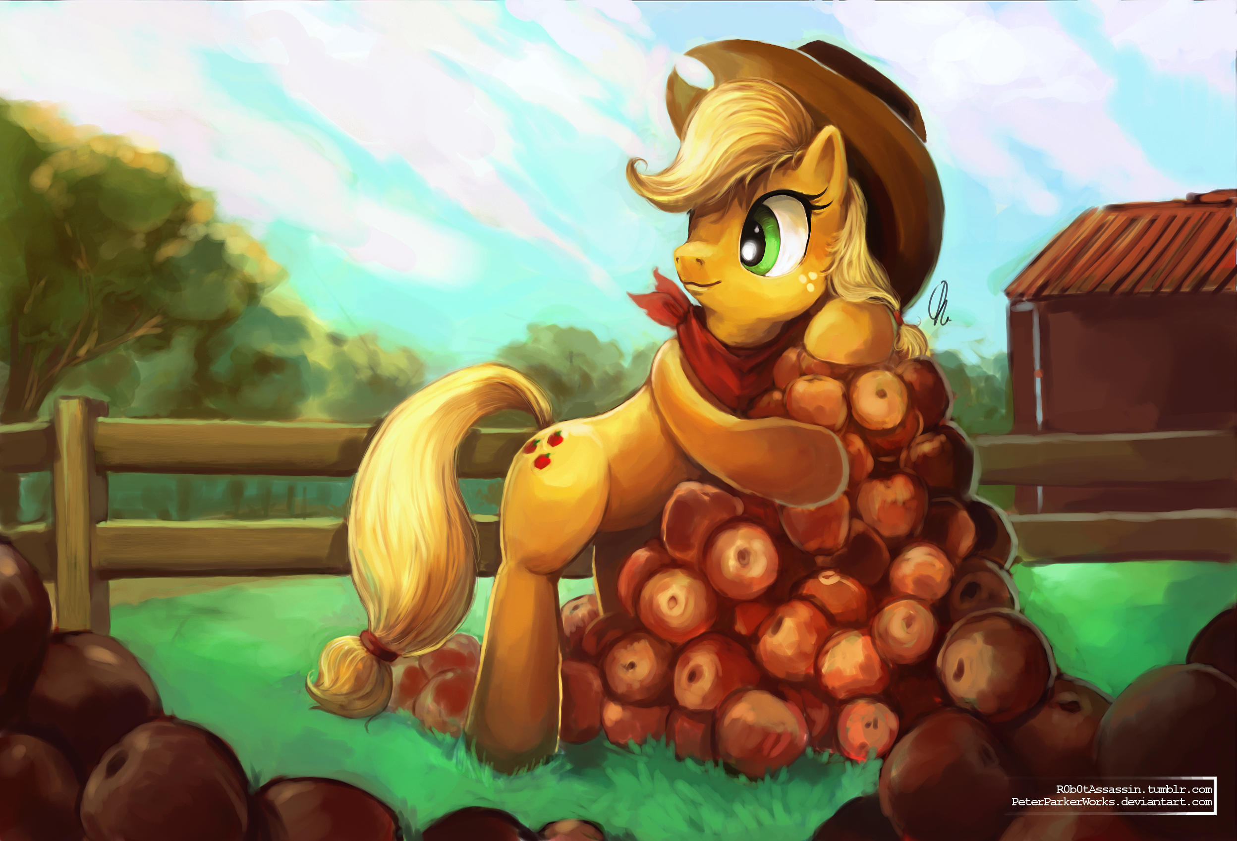 Applejack My Little Pony 2496x1697