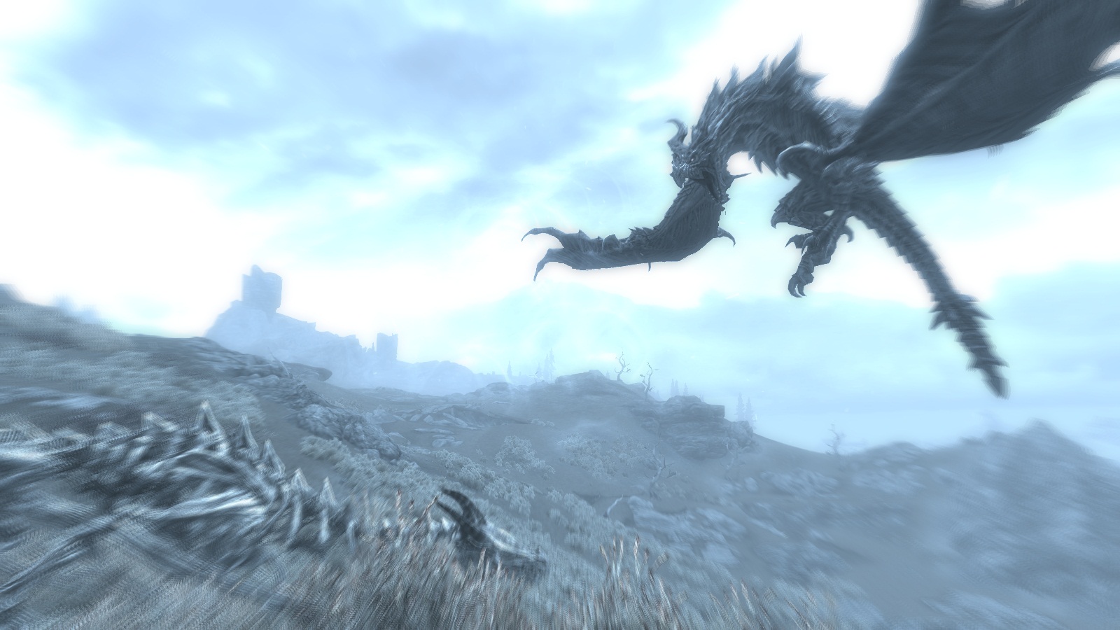 Dragon Skyrim 1600x900