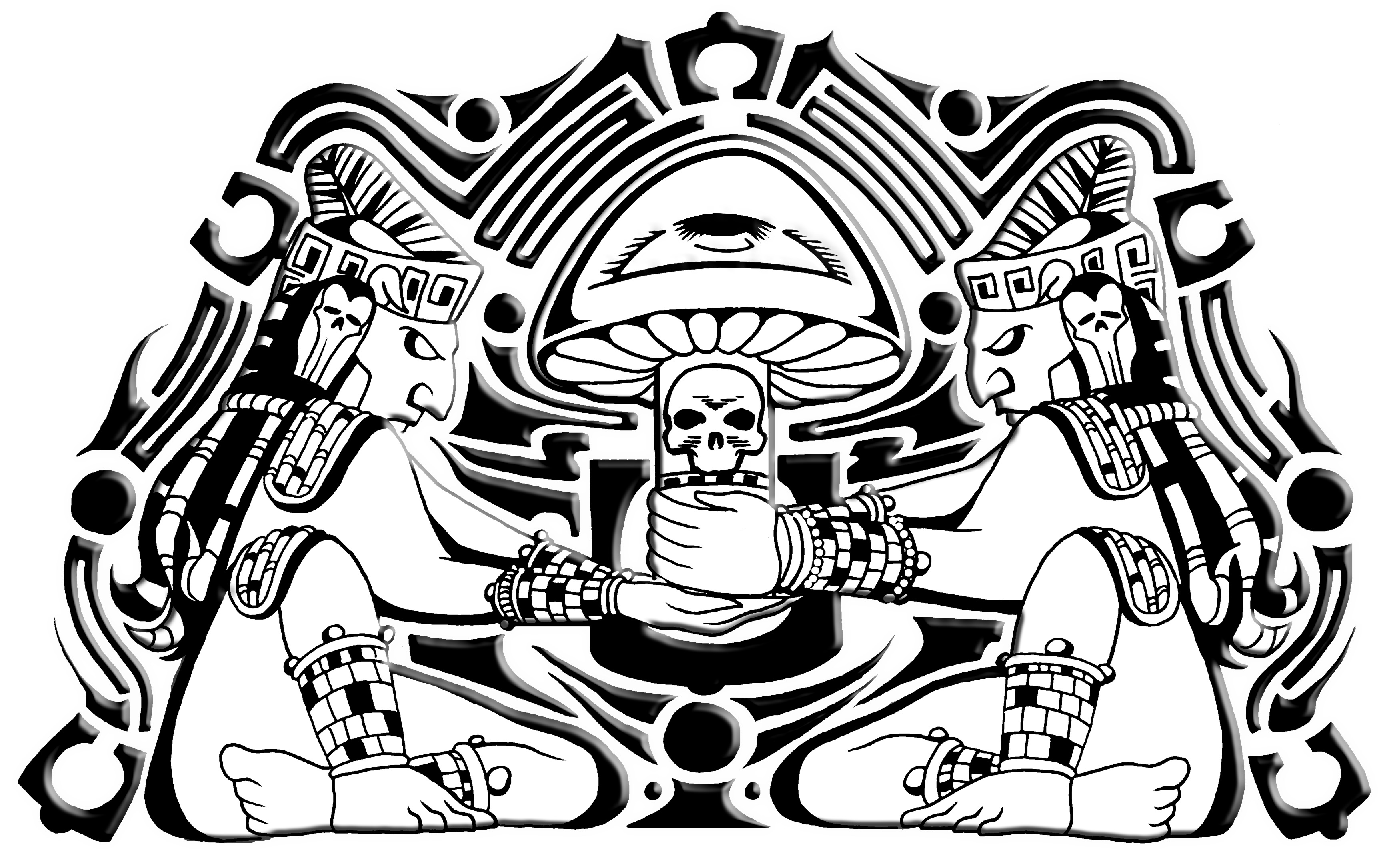 Artistic Aztec 3472x2170
