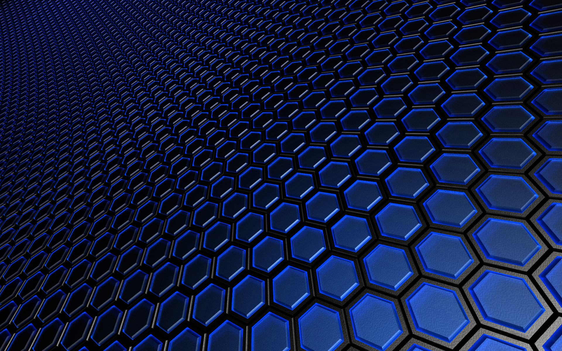 Blue Hexagon Pattern 1920x1200