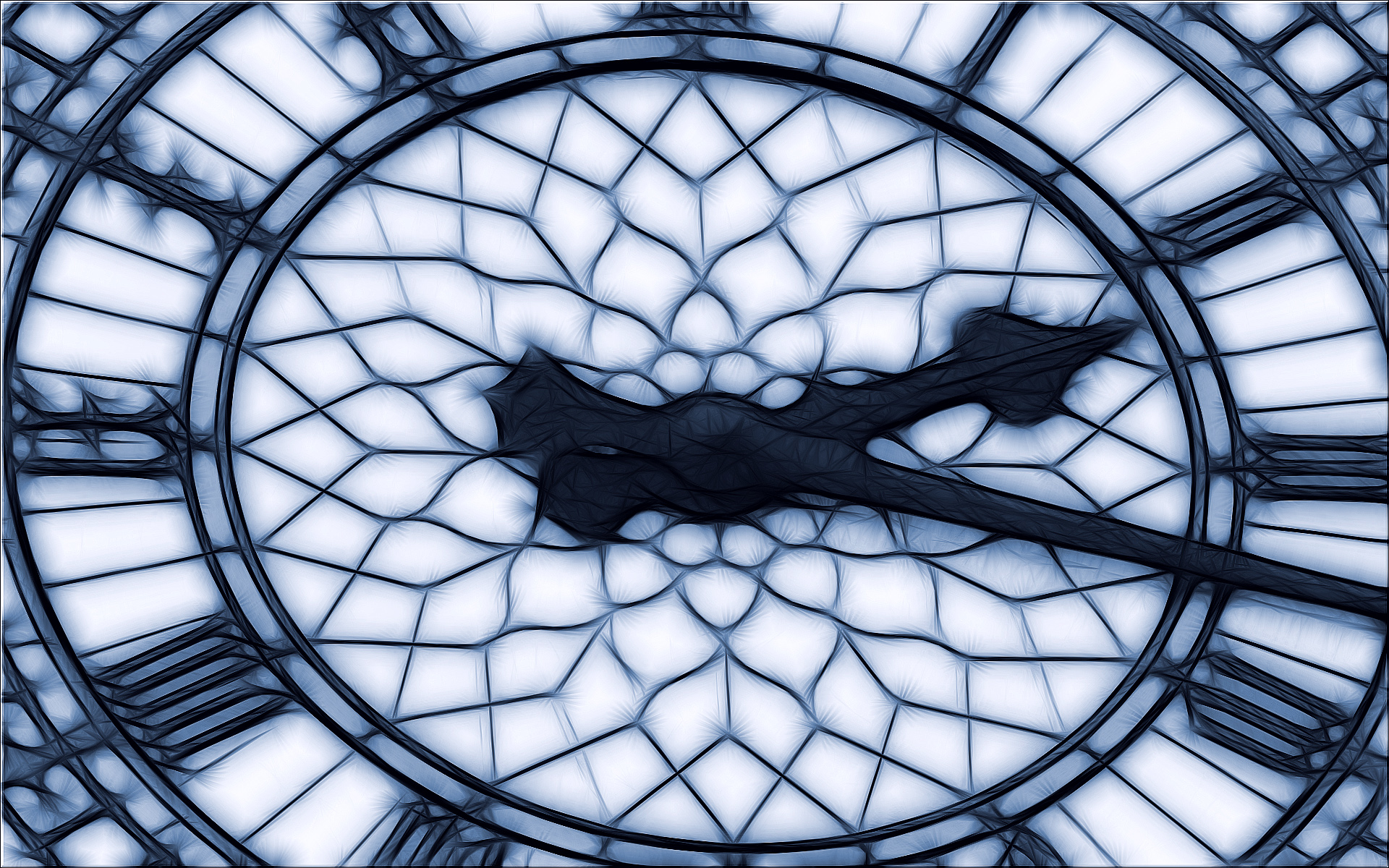 Abstract Clock 1920x1200