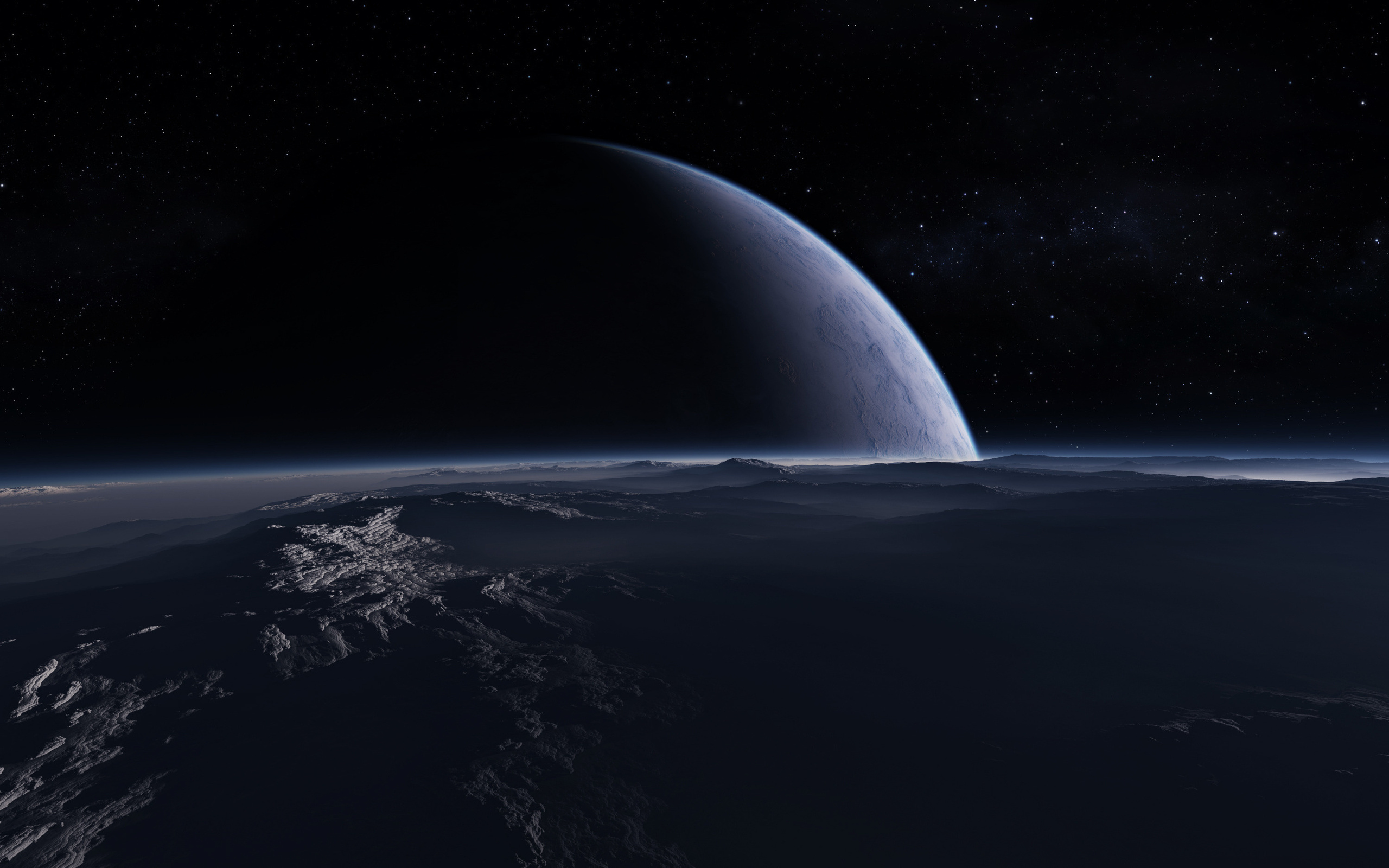 Sci Fi Planetscape 2560x1600