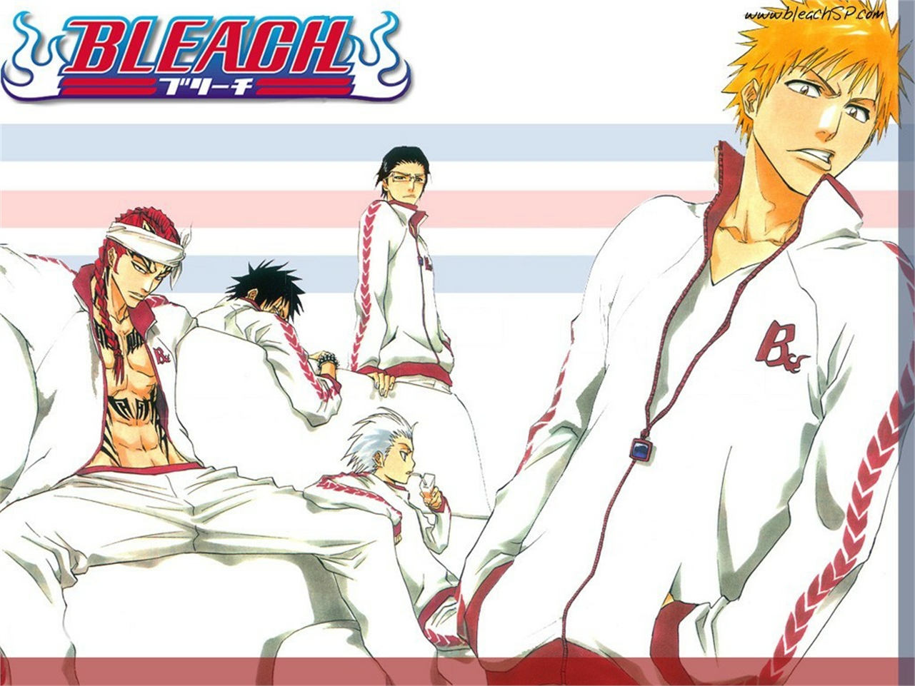 Hisagi Sh Hei Ichigo Kurosaki Renji Abarai T Shir Hitsugaya Uryu Ishida 1281x961