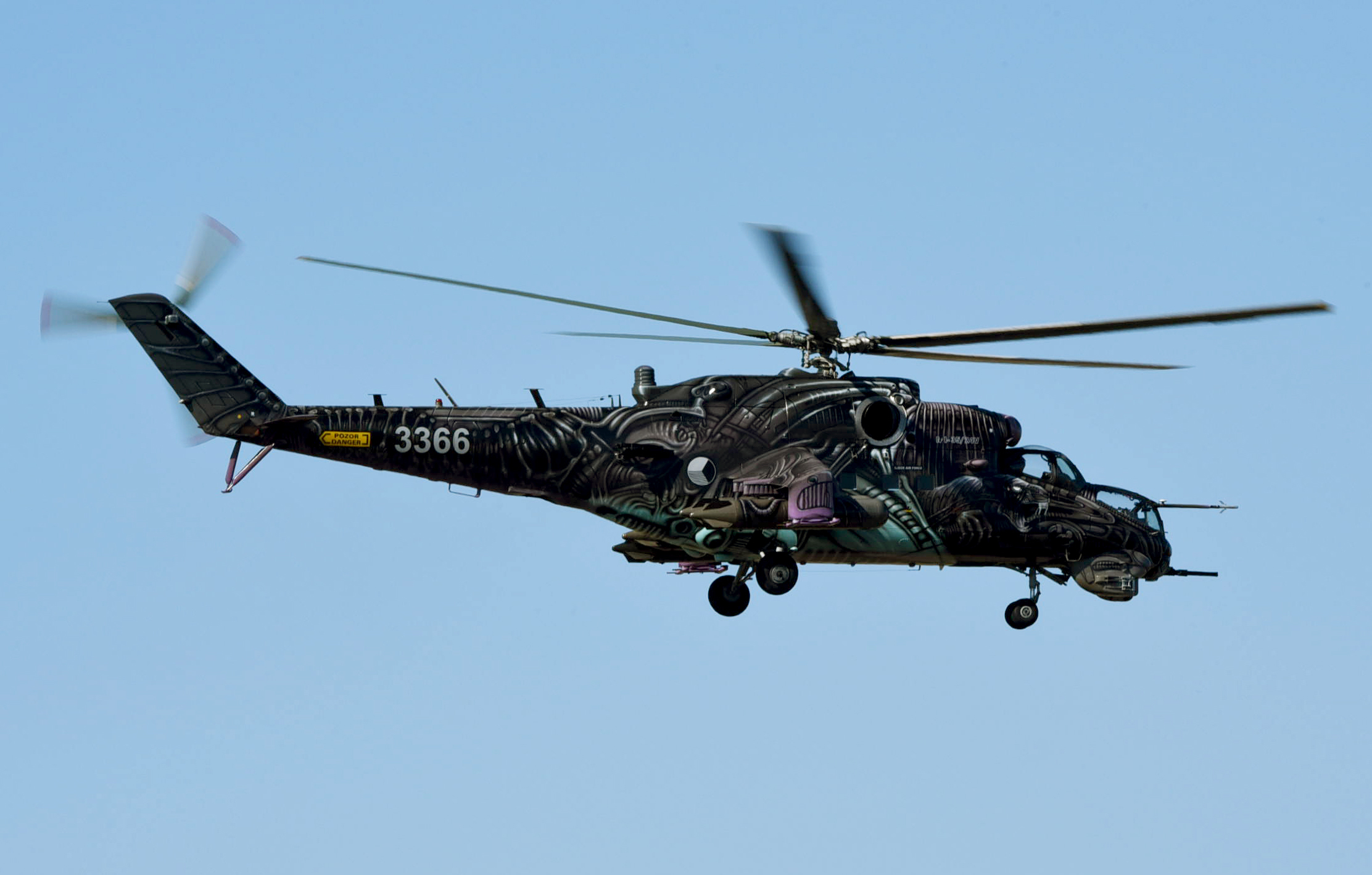 Attack Helicopter Helicopter Mil Mi 24 2224x1419