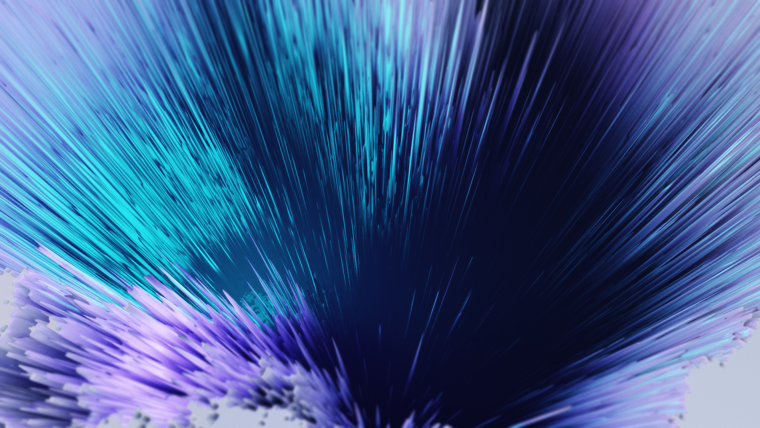 Blender 3D Graphics Spikes 3D Abstract Abstract 2560x1440