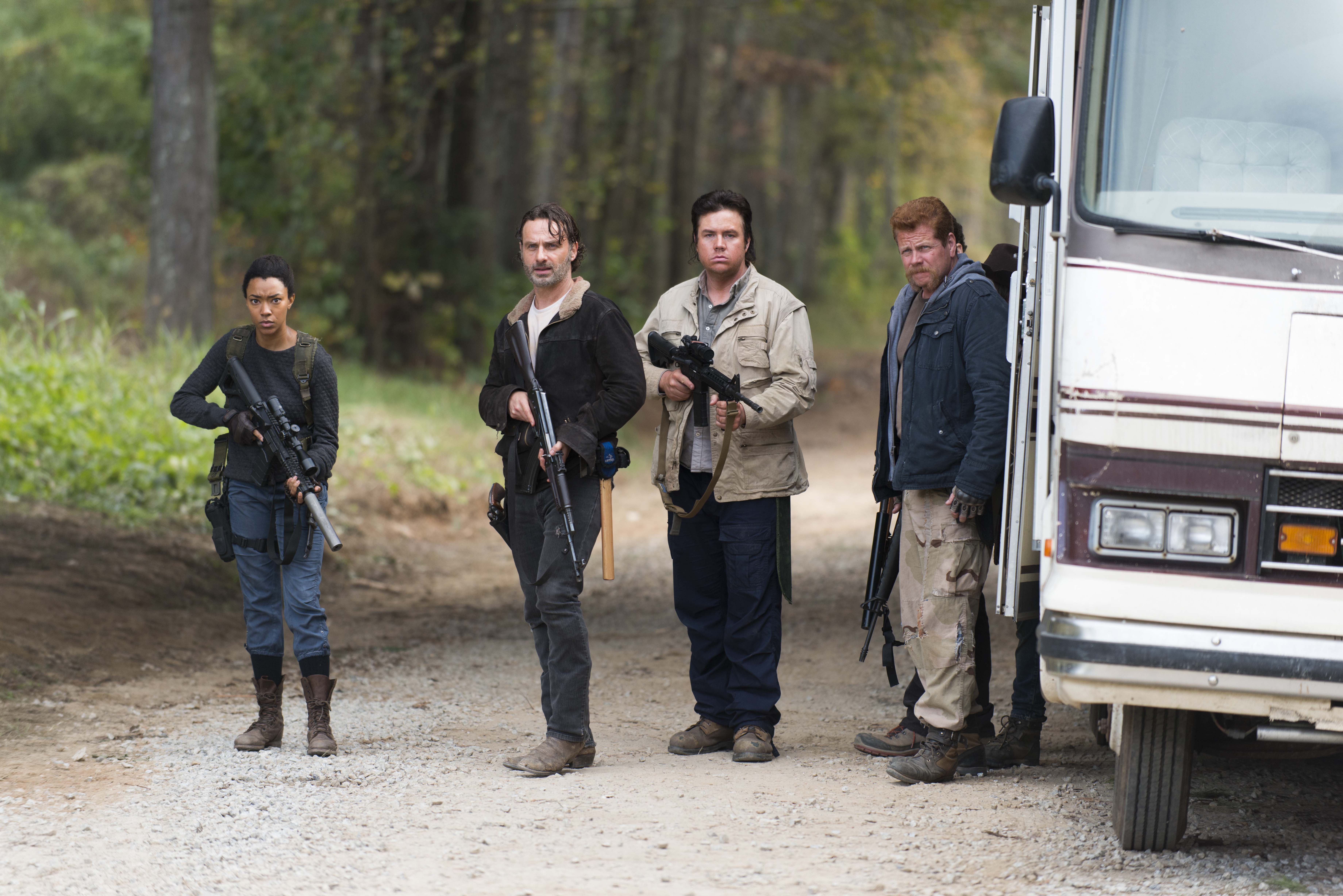 Abraham Ford Andrew Lincoln Eugene Porter Josh Mcdermitt Michael Cudlitz Rick Grimes Sasha Williams  7360x4912