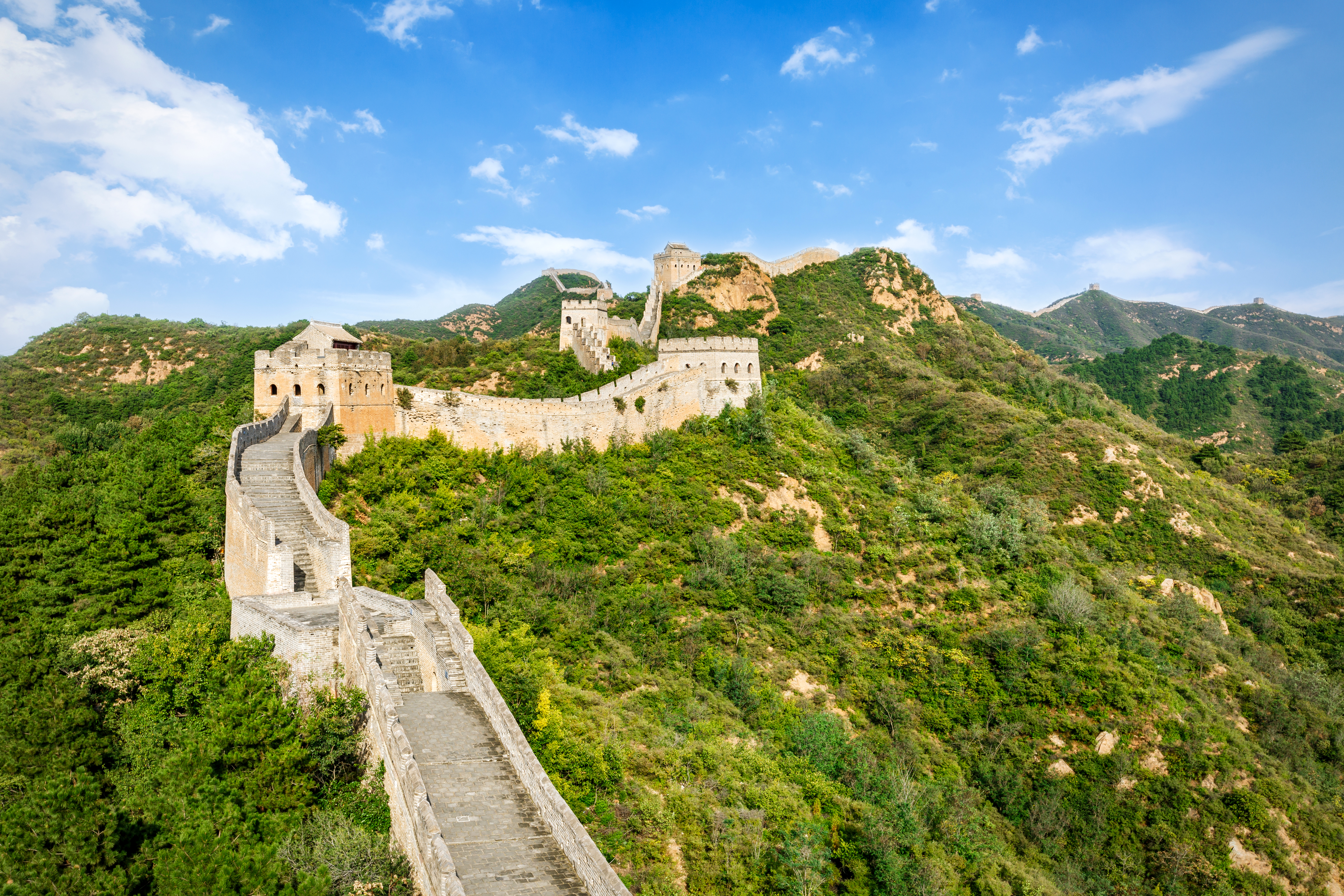 China Great Wall Of China Landscape Monument 5760x3840