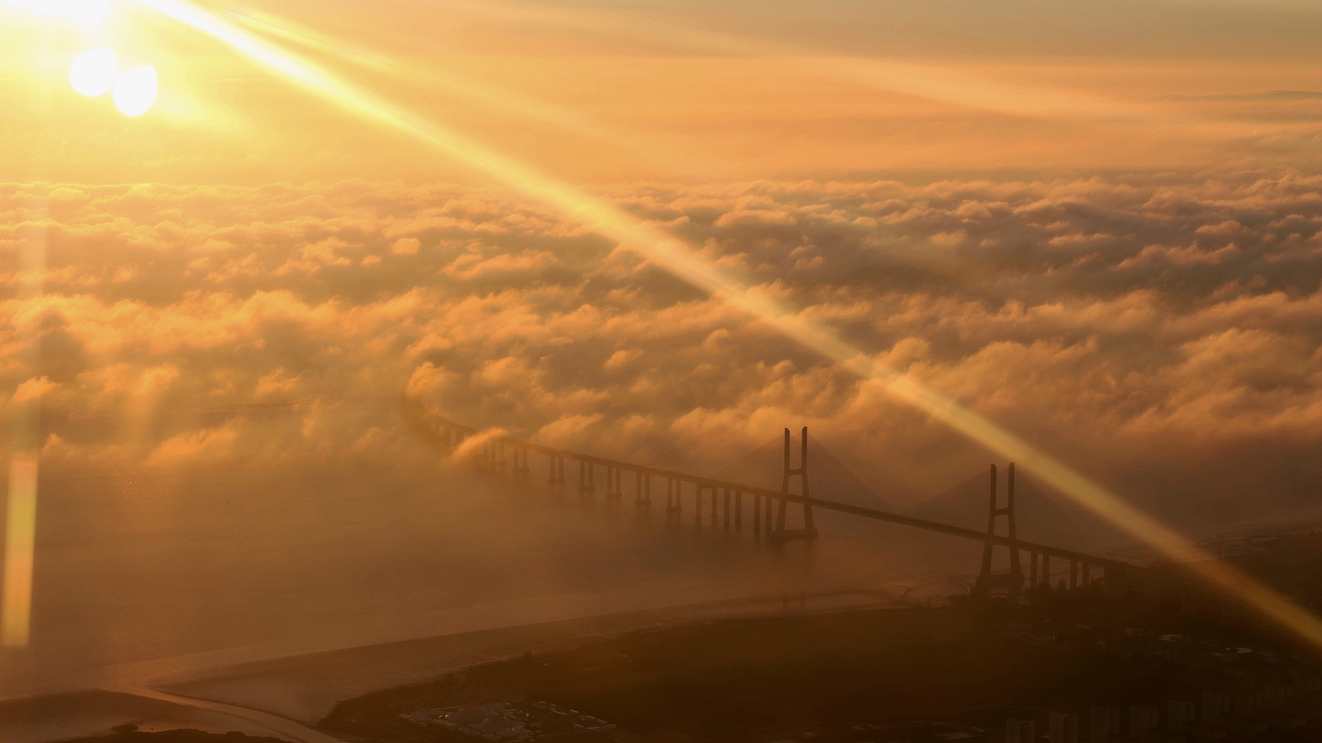 Man Made Vasco Da Gama Bridge 1920x1080