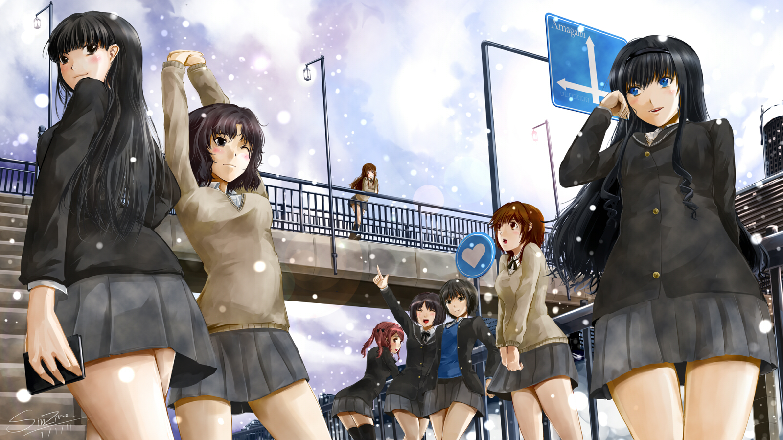 Anime Amagami 1600x899