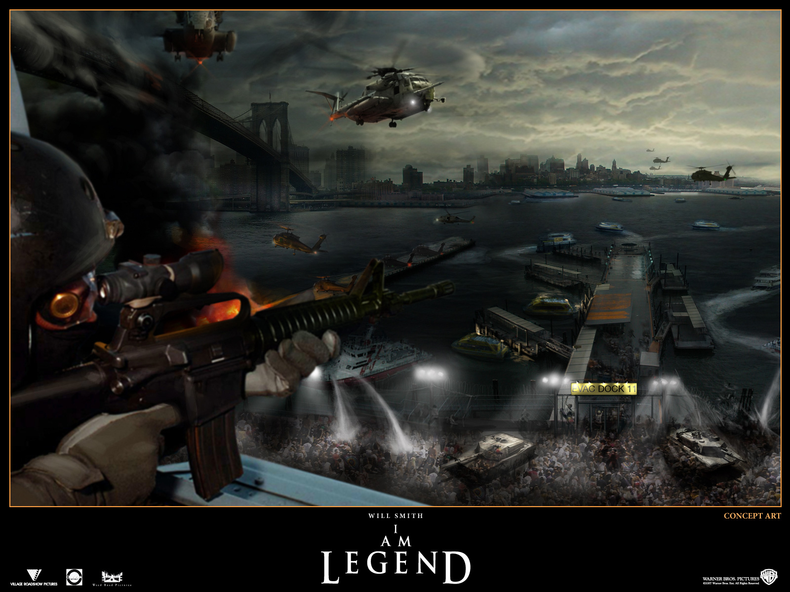 Concept Art I Am Legend 1600x1200