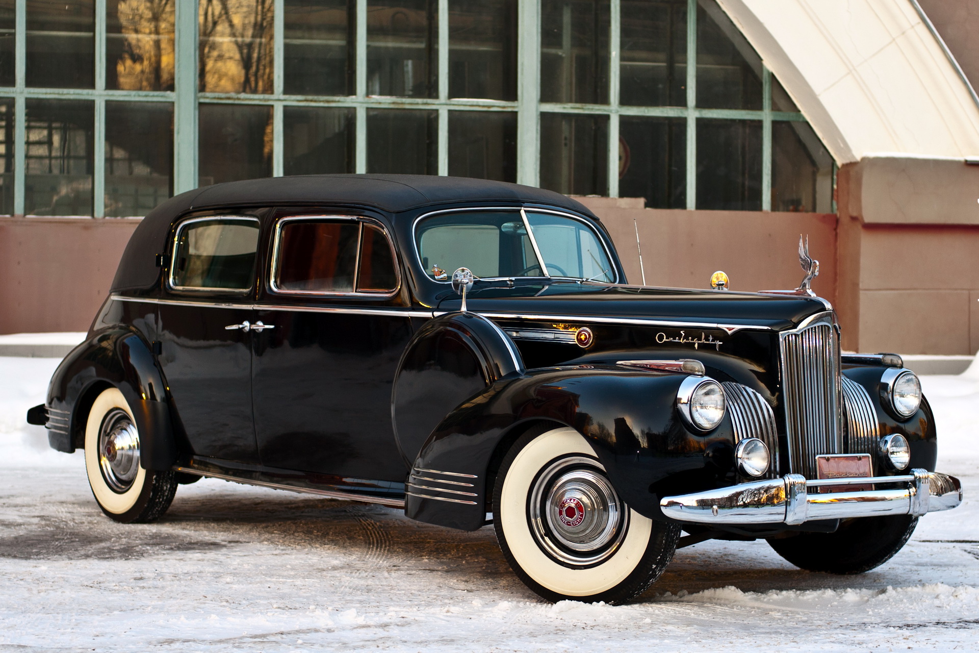 Black Car Car Full Size Car Luxury Car Old Car Packard 180 Vintage Car 1920x1280