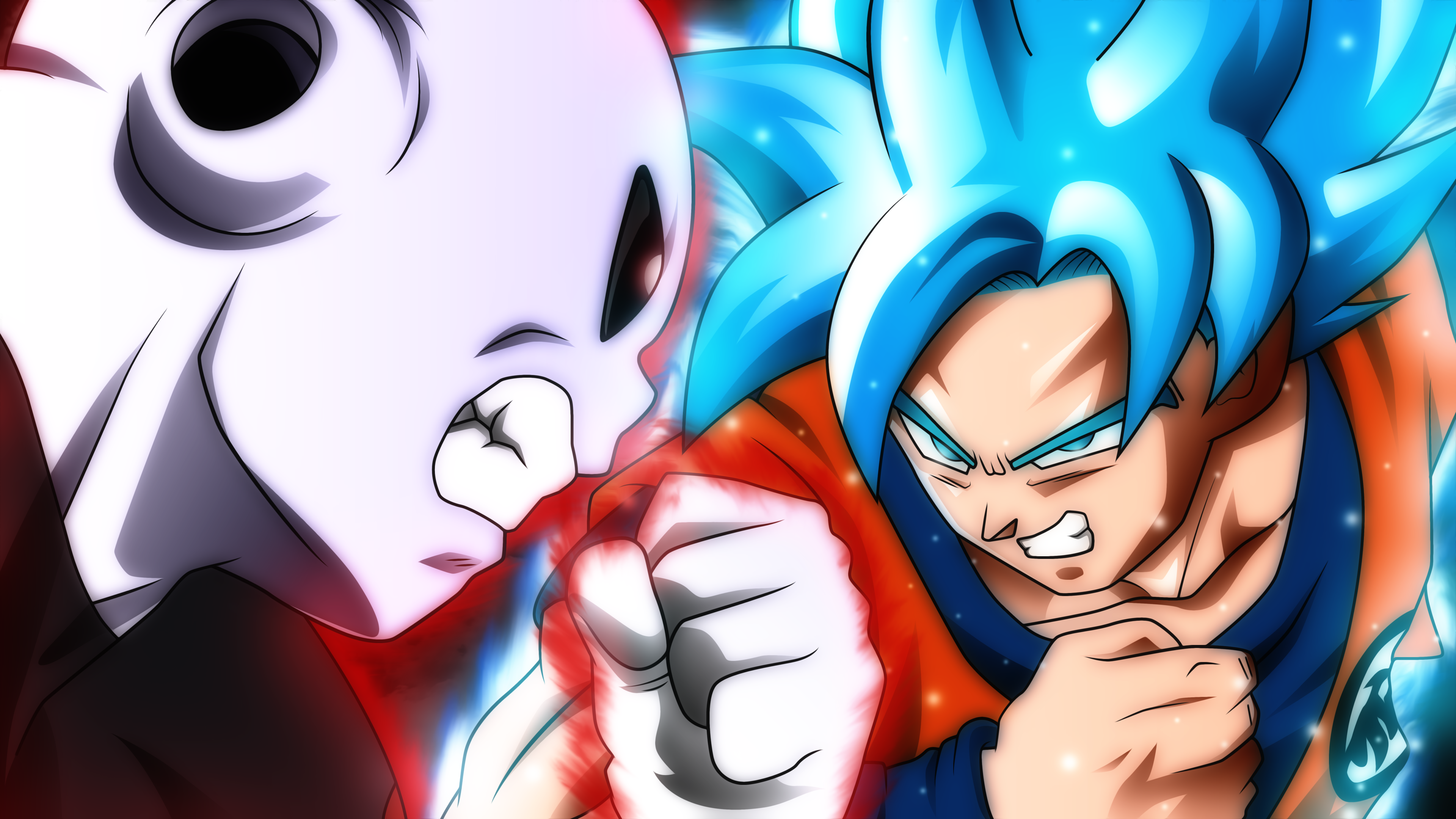 Dragon Ball Super Goku Jiren Dragon Ball Ssgss Goku 3840x2160