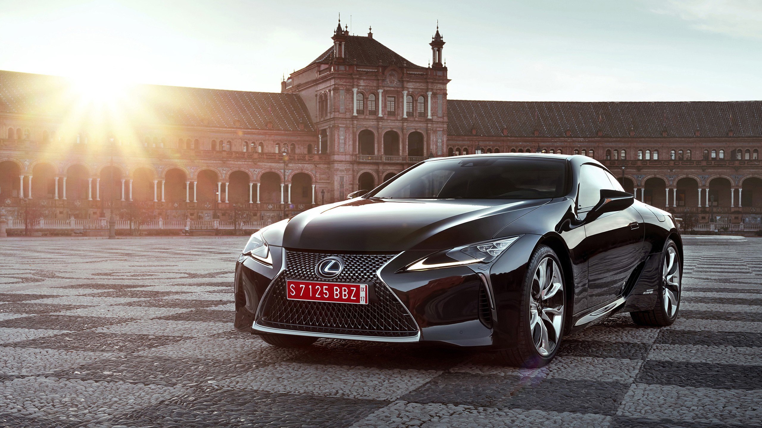 Black Car Car Lexus Lexus Lc 500 Sport Car Supercar Vehicle 2560x1440