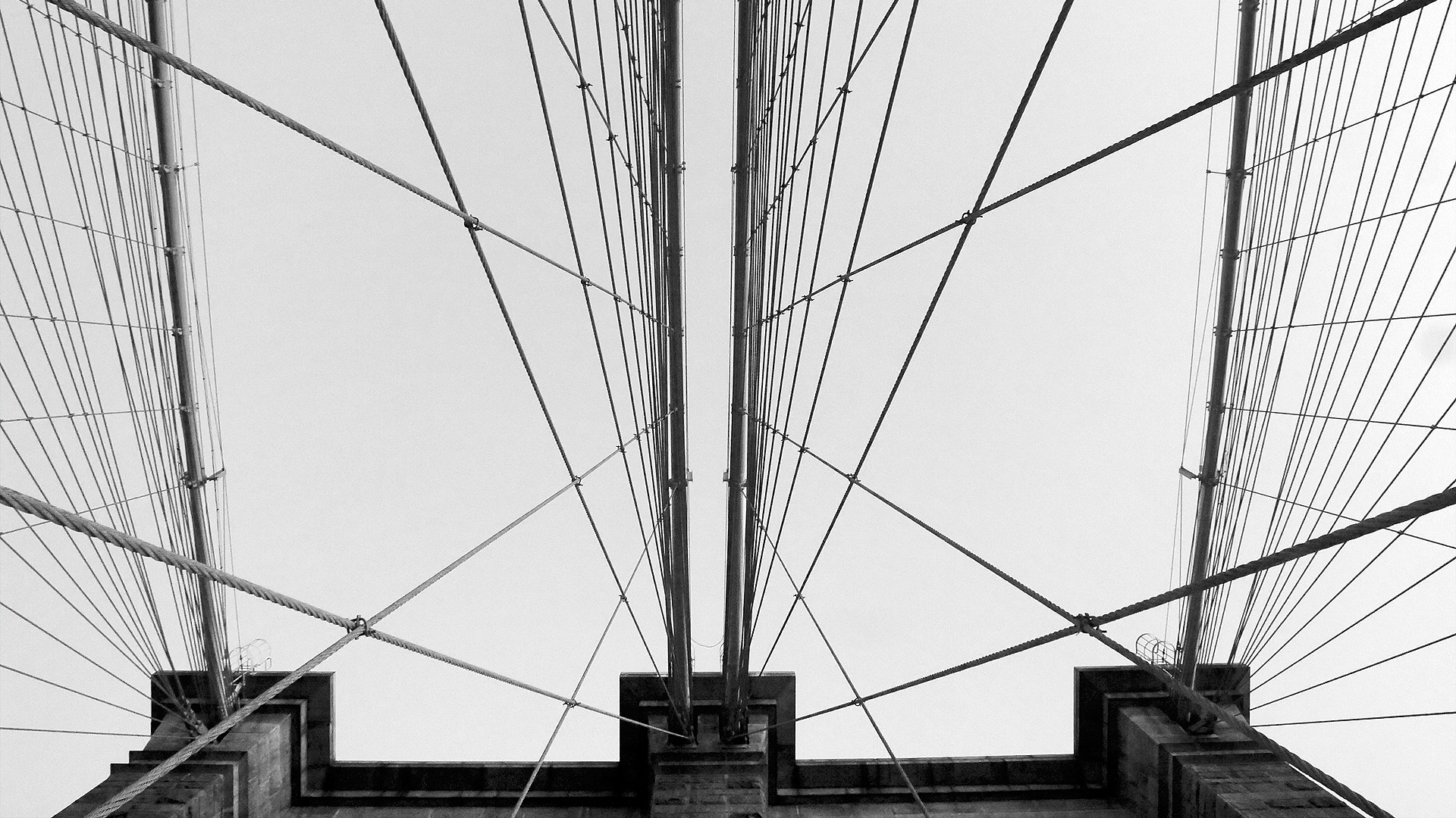 Bridge Brooklyn Bridge New York 1920x1080