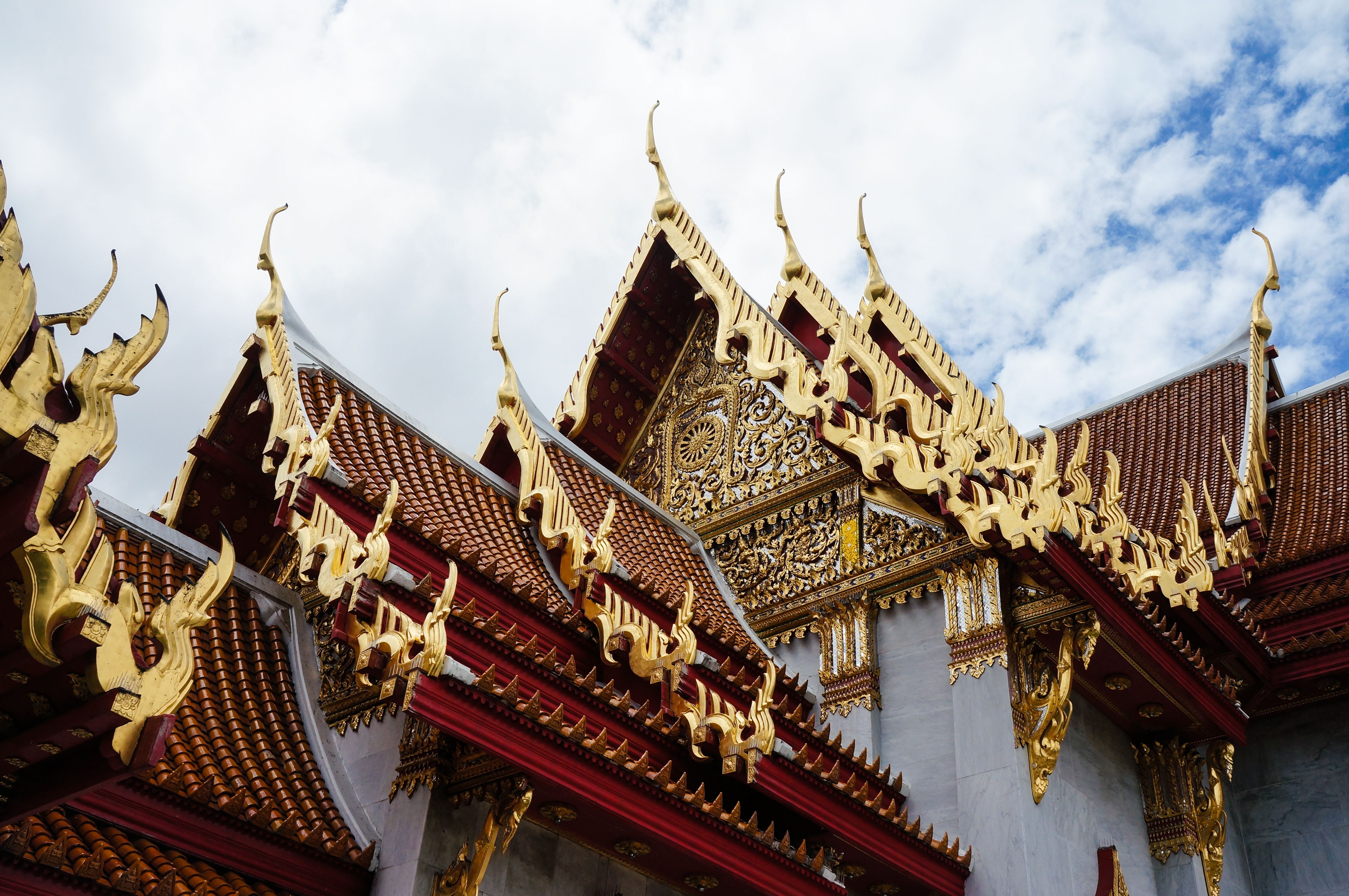 Bangkok Buddhist Marble Temple Thailand Wat Benchamabophit 4912x3264