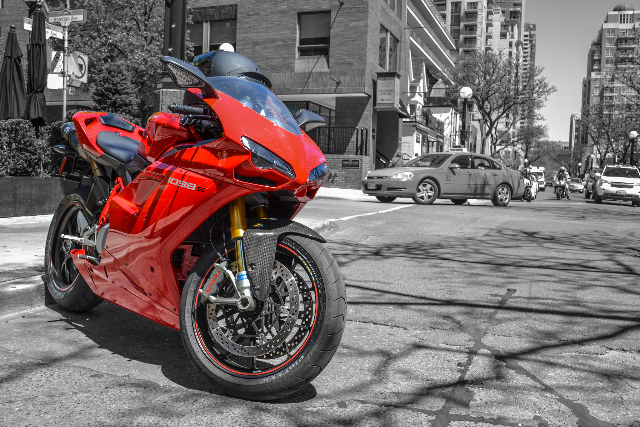 Ducati Ducati 1098 Motorcycle Selective Color 2048x1365