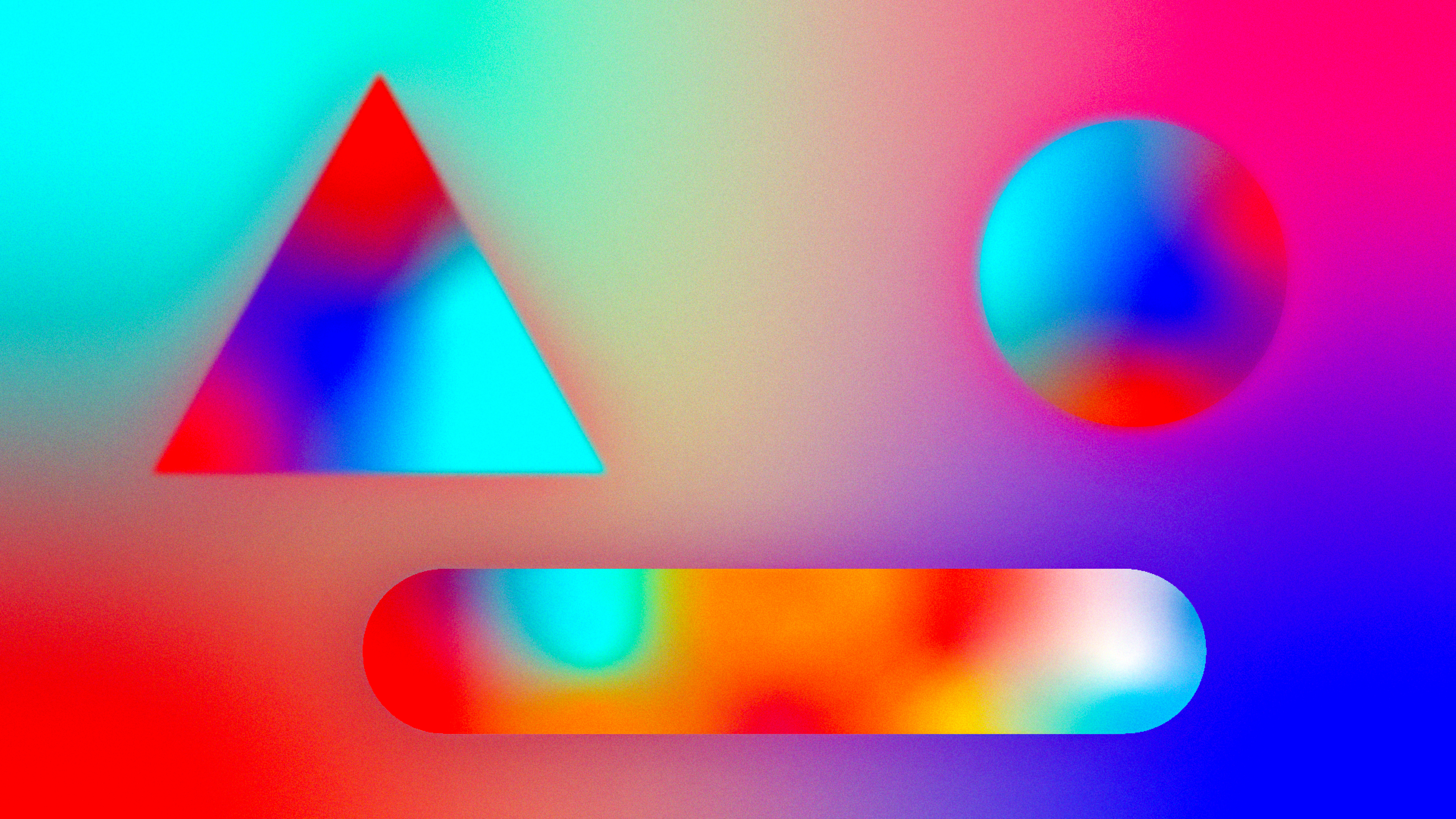 Abstract Digital Gradient Vivid Colors 8000x4500