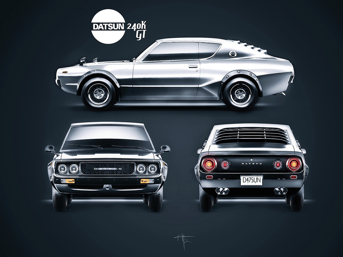 Vehicles Datsun 240 1440x1080