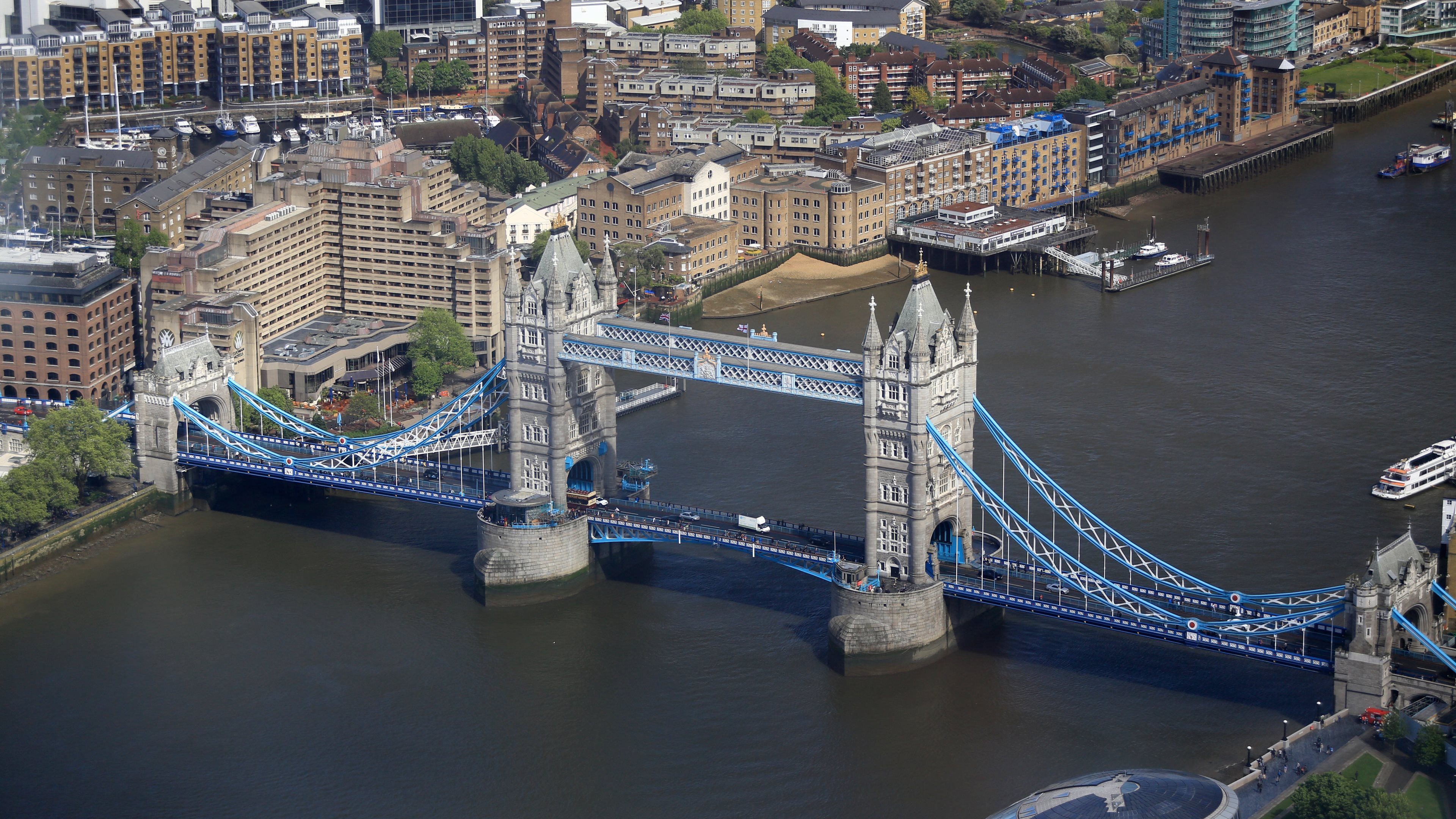 City London River Tower Bridge 3840x2160