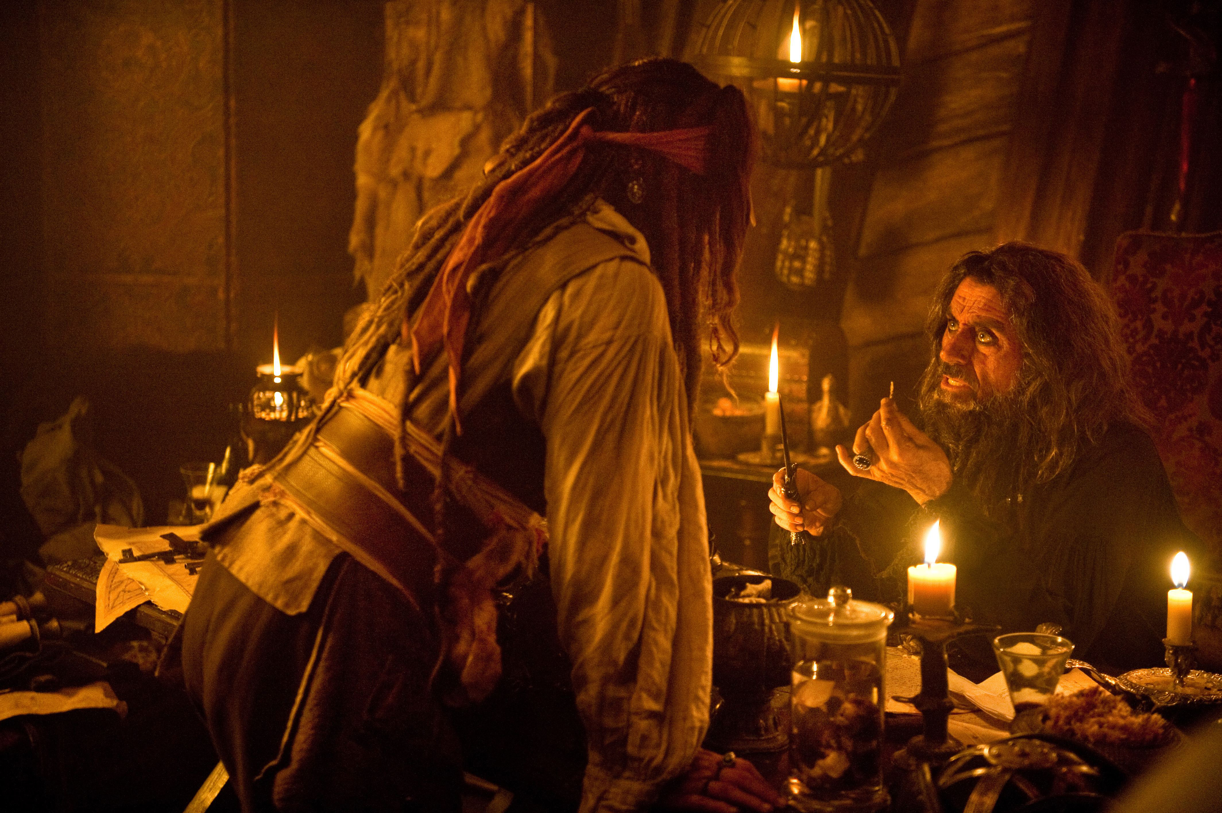 Blackbeard Pirates Of The Caribbean Ian Mcshane Jack Sparrow Johnny Depp 4256x2832