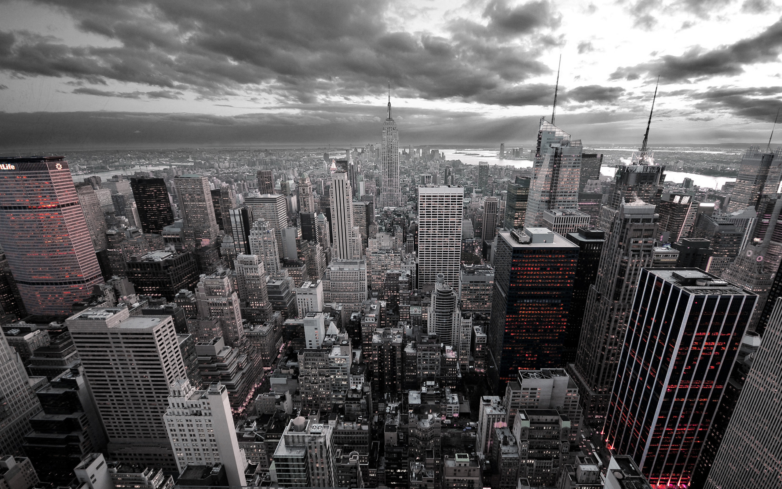 City Empire State Building Manhattan New York 2560x1600