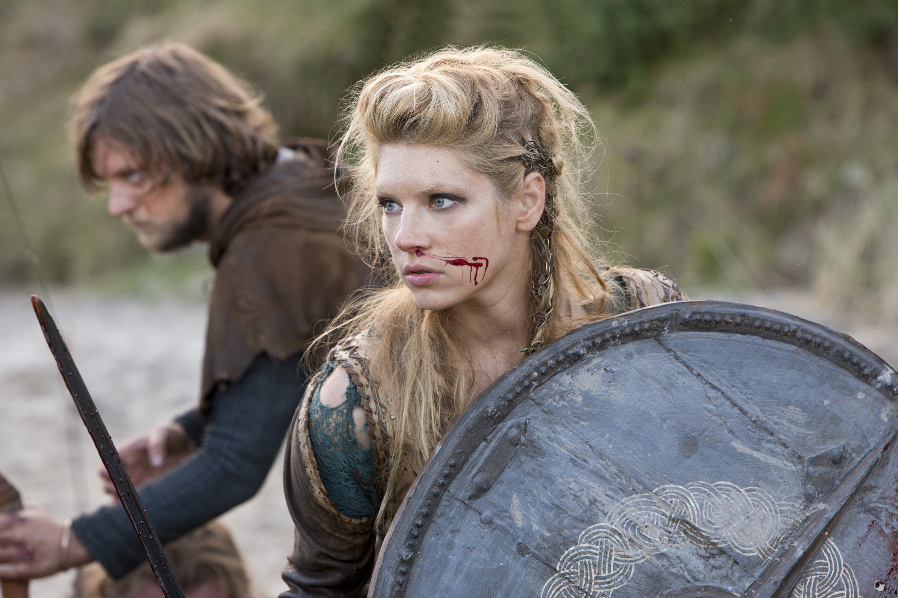 Katheryn Winnick Lagertha Vikings Shield Tv Show Vikings Tv Show 3000x2000