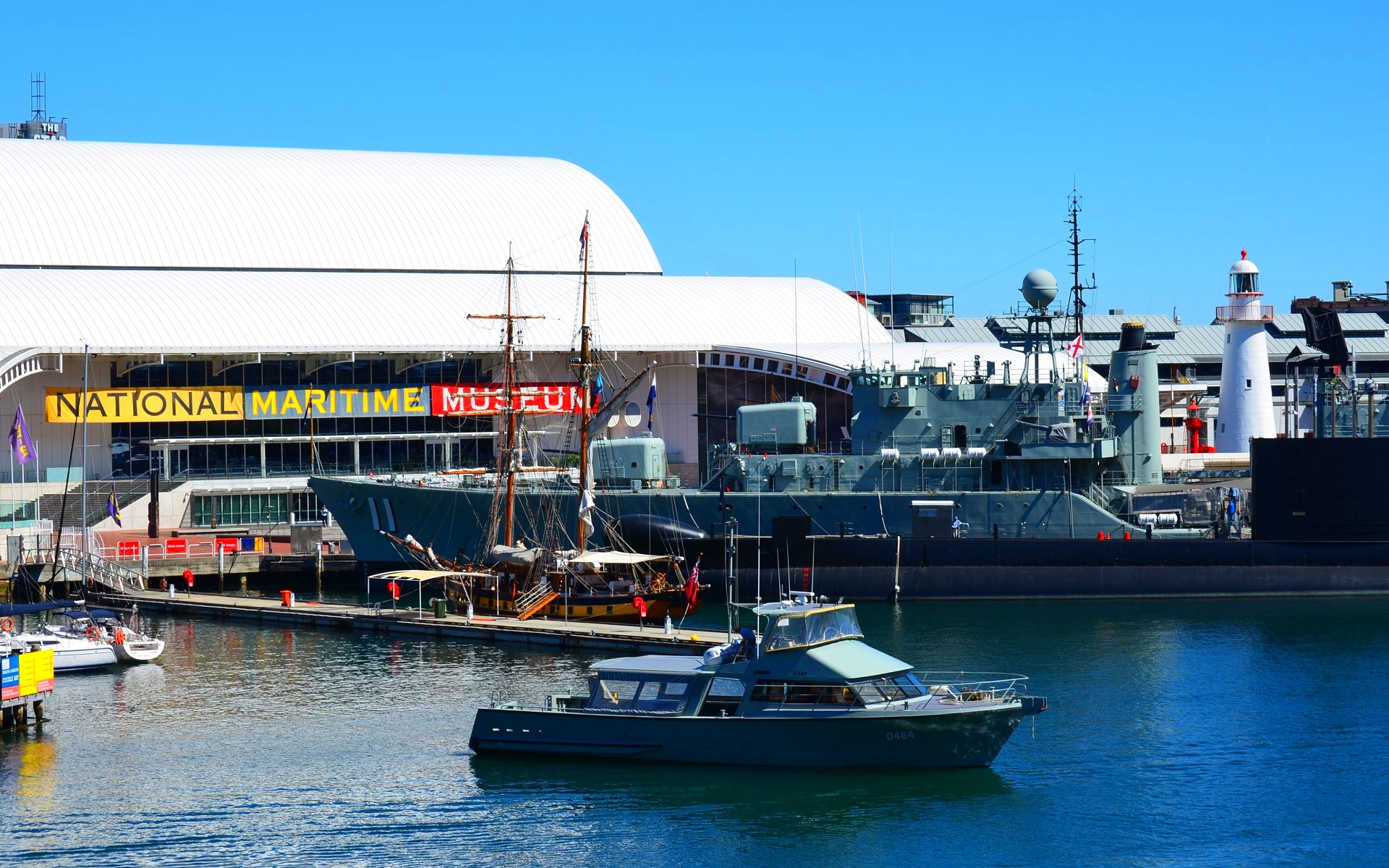 Australia Australian National Maritime Museum Boat Destroyer Hmas Vampire D11 Museum Ship Sydney 1920x1200